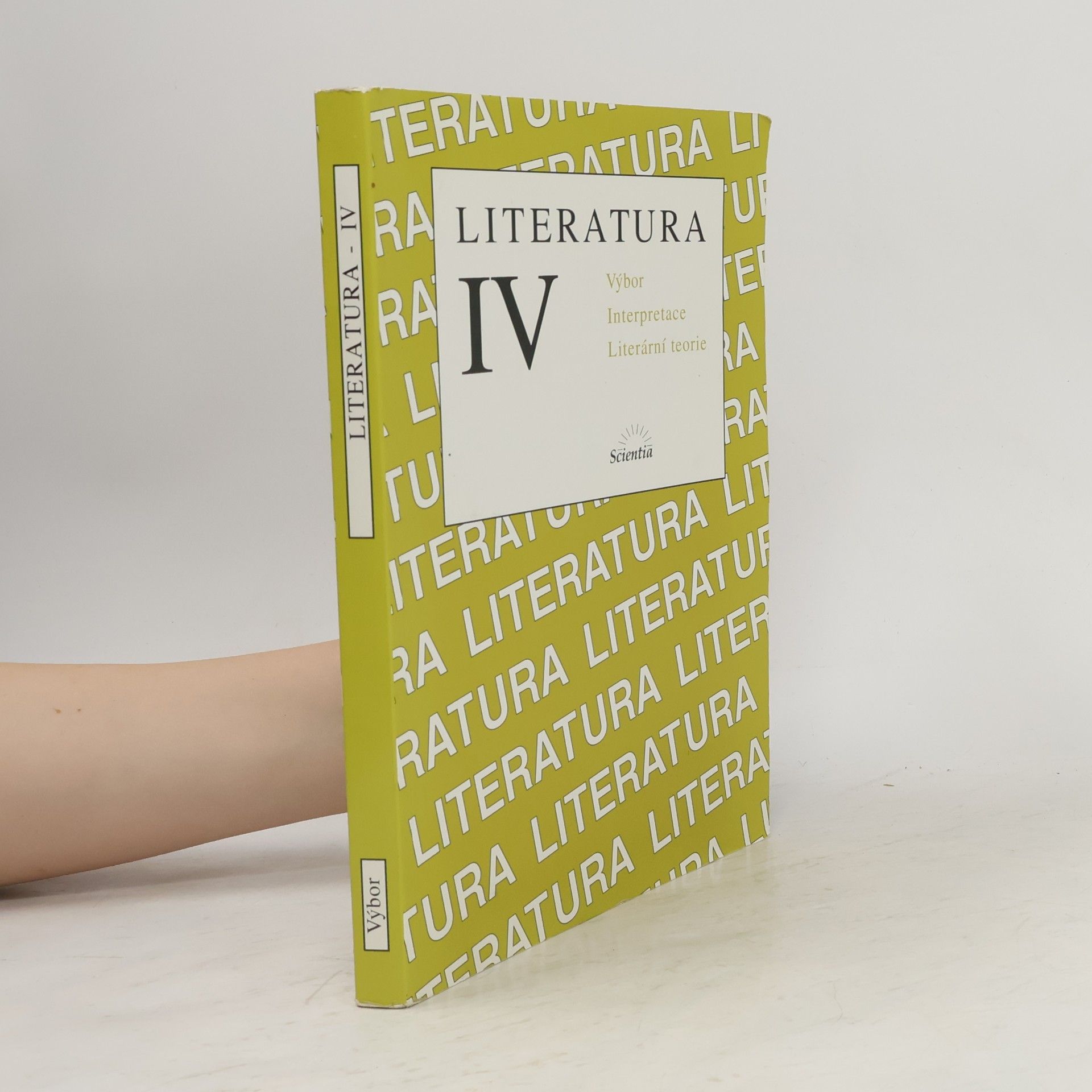 Bohuslav Hoffmann Literatura IV: Výbor textů, interpretace, literární teorie