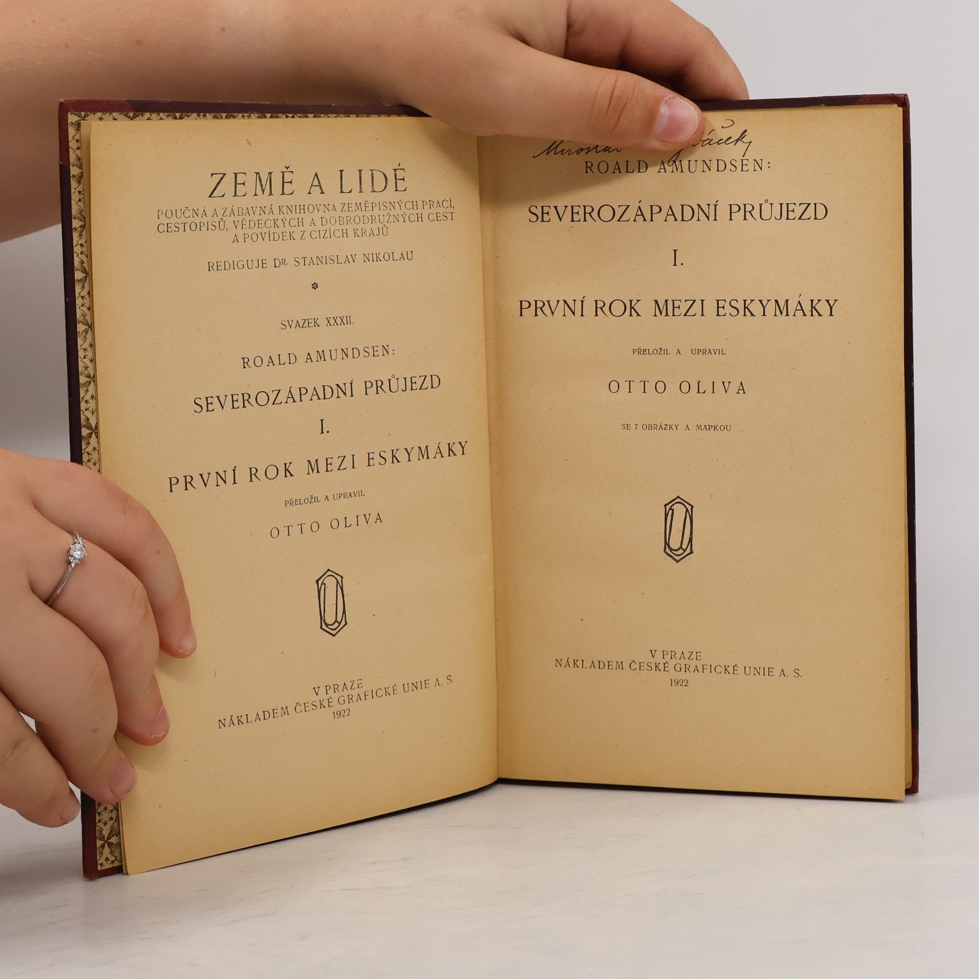 Roald Amundsen Severozápadní průjezd I. - První krok mezi Eskymáky