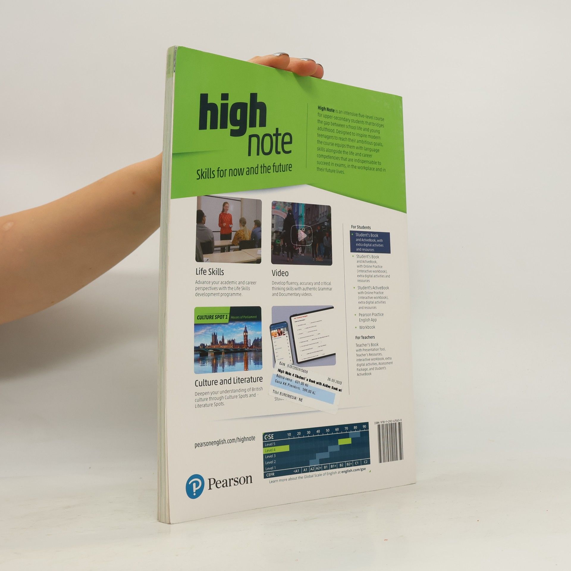 Rachael Roberts High Note 4 Student´s Book with Active Book with Basic MyEnglishLab
