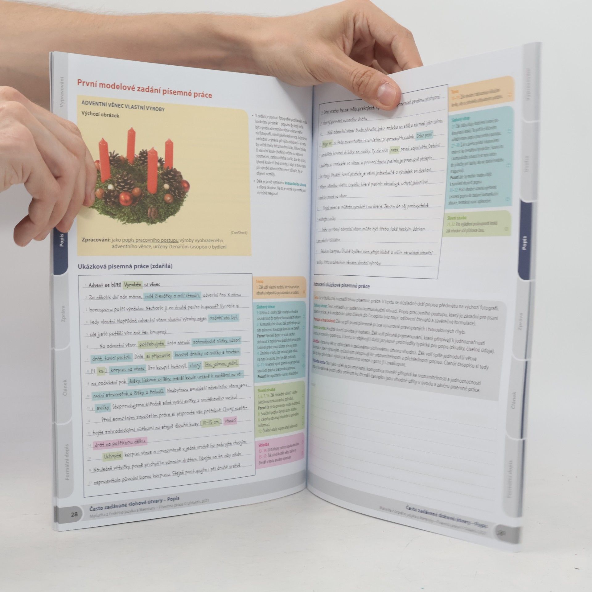Soňa Havlíčková Maturita z českého jazyka a literatury: písemná práce