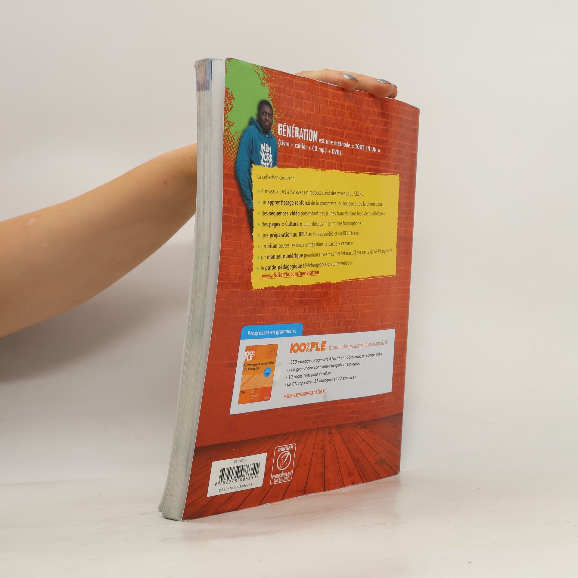 Marie-Noëlle Cocton Génération B1. Méthode de français : livre + cahier. Livre de l'élève