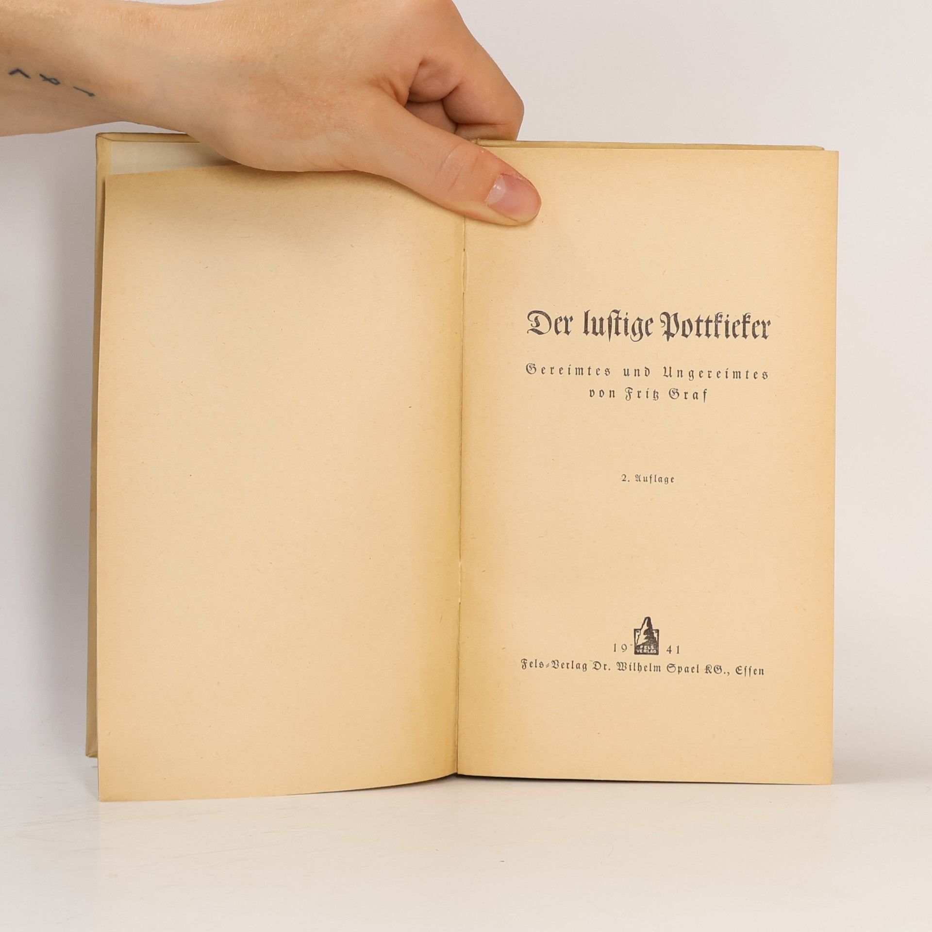 Fritz Graf Der lüstige Pottkieker