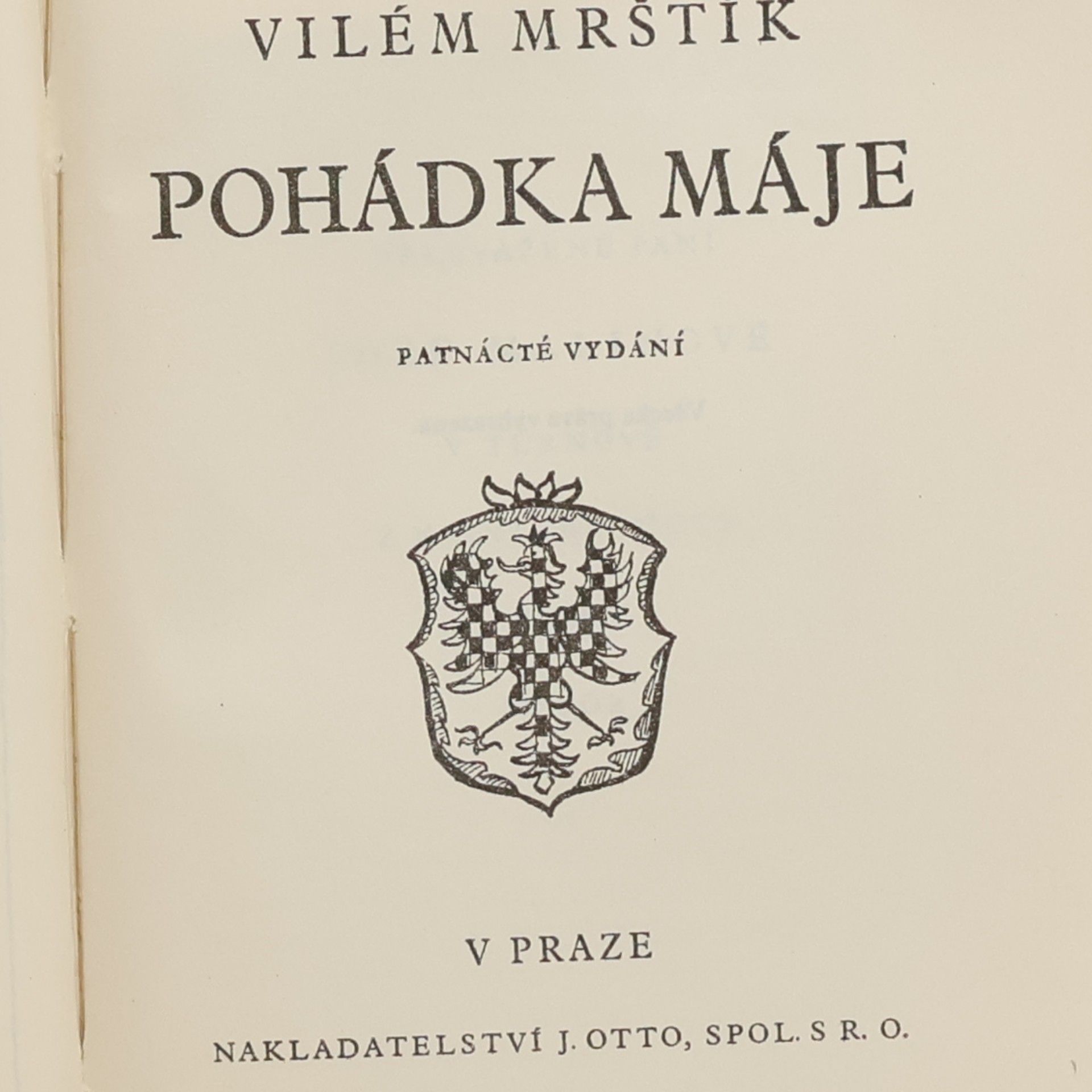 Vilém Mrštík Pohádka máje
