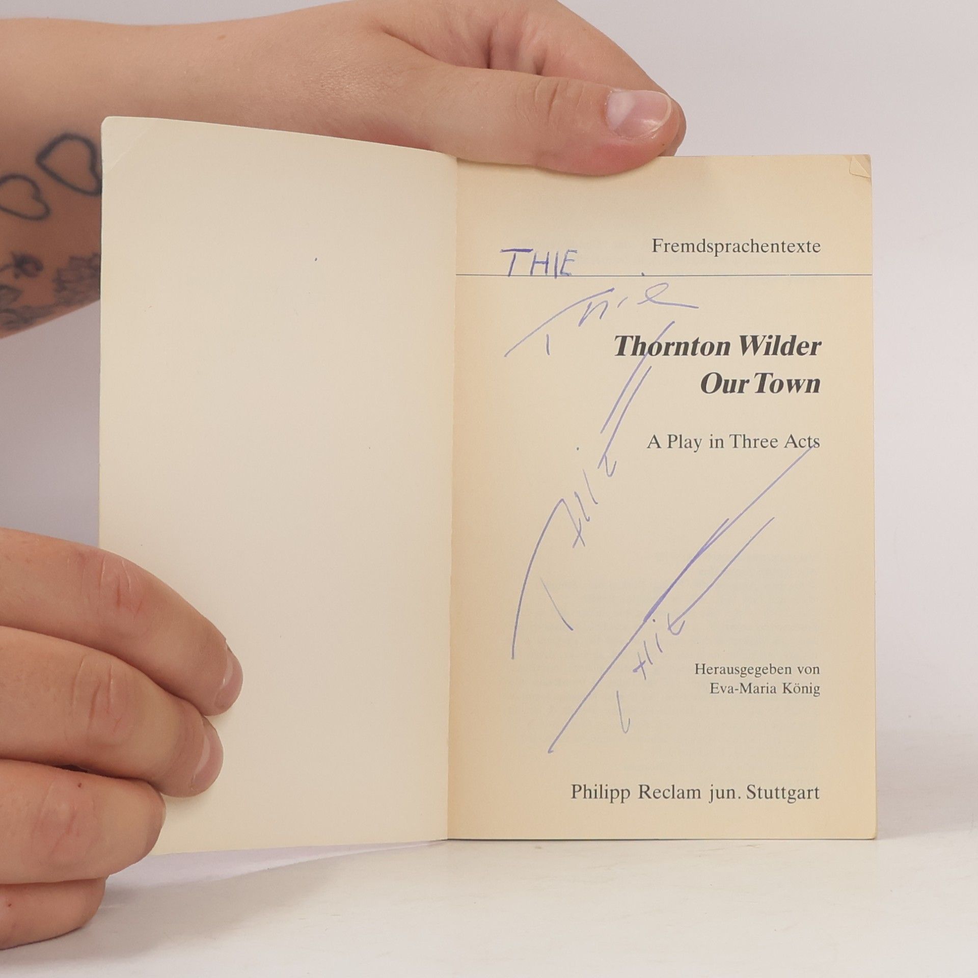 Thornton Wilder Our Town