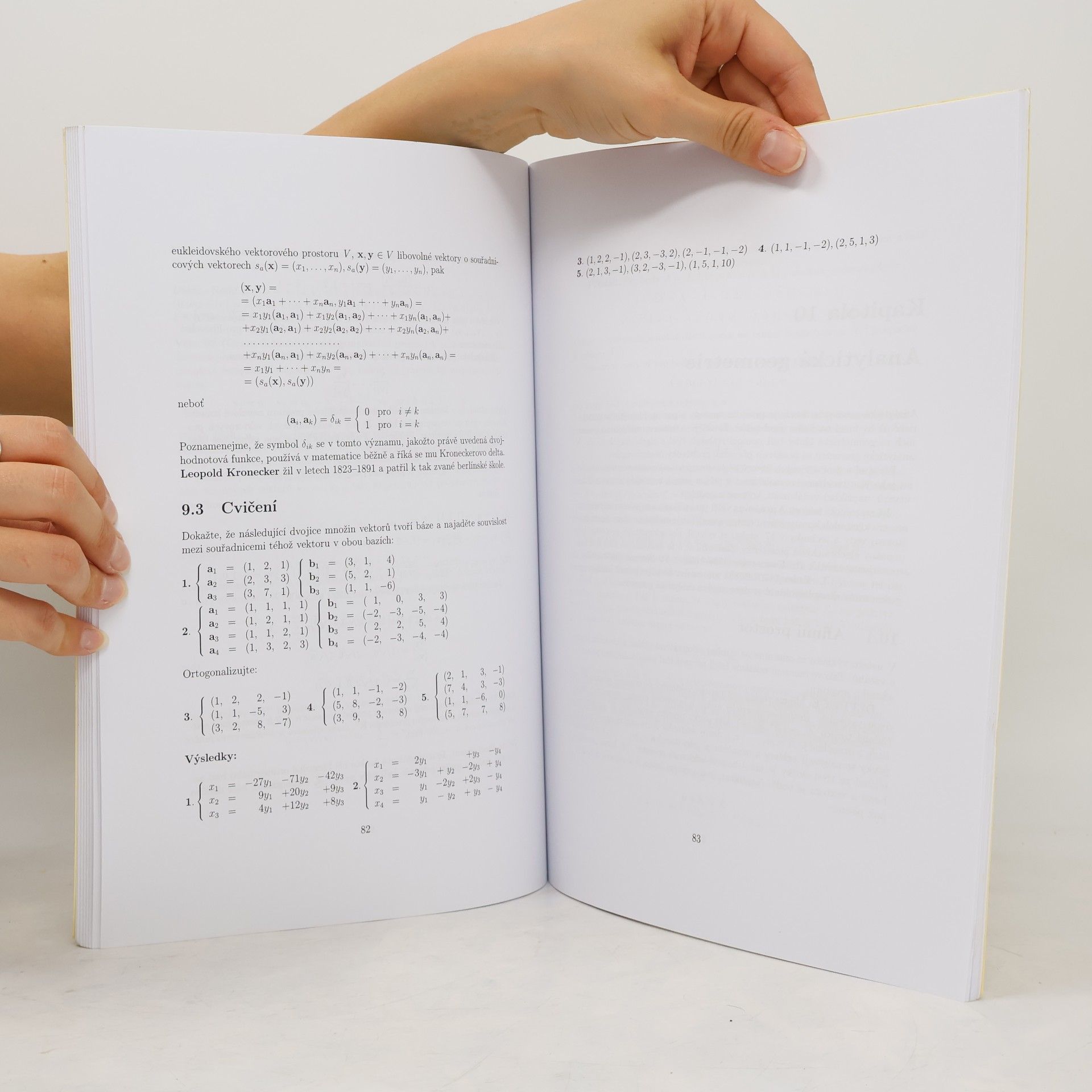 Josef Zedník Lineární algebra zaměřená na geometrii a ekonomii