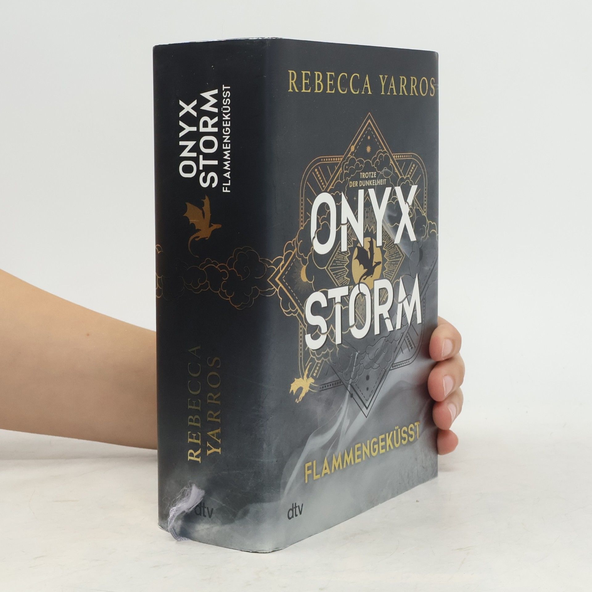 Rebecca Yarros Onyx Storm - Flammengeküsst - Deluxe-Ausgabe mit Farbschnitt
