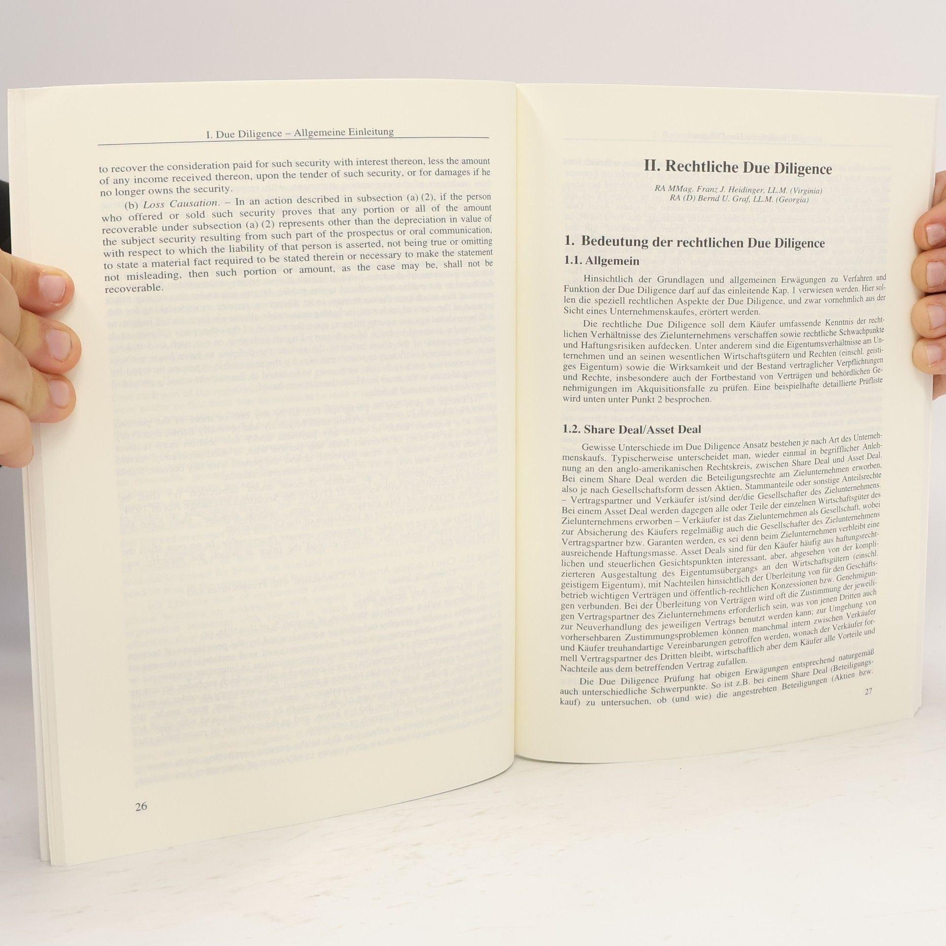 Franz J. Heidinger Orac Wirtschaftspraxis: Due Diligence