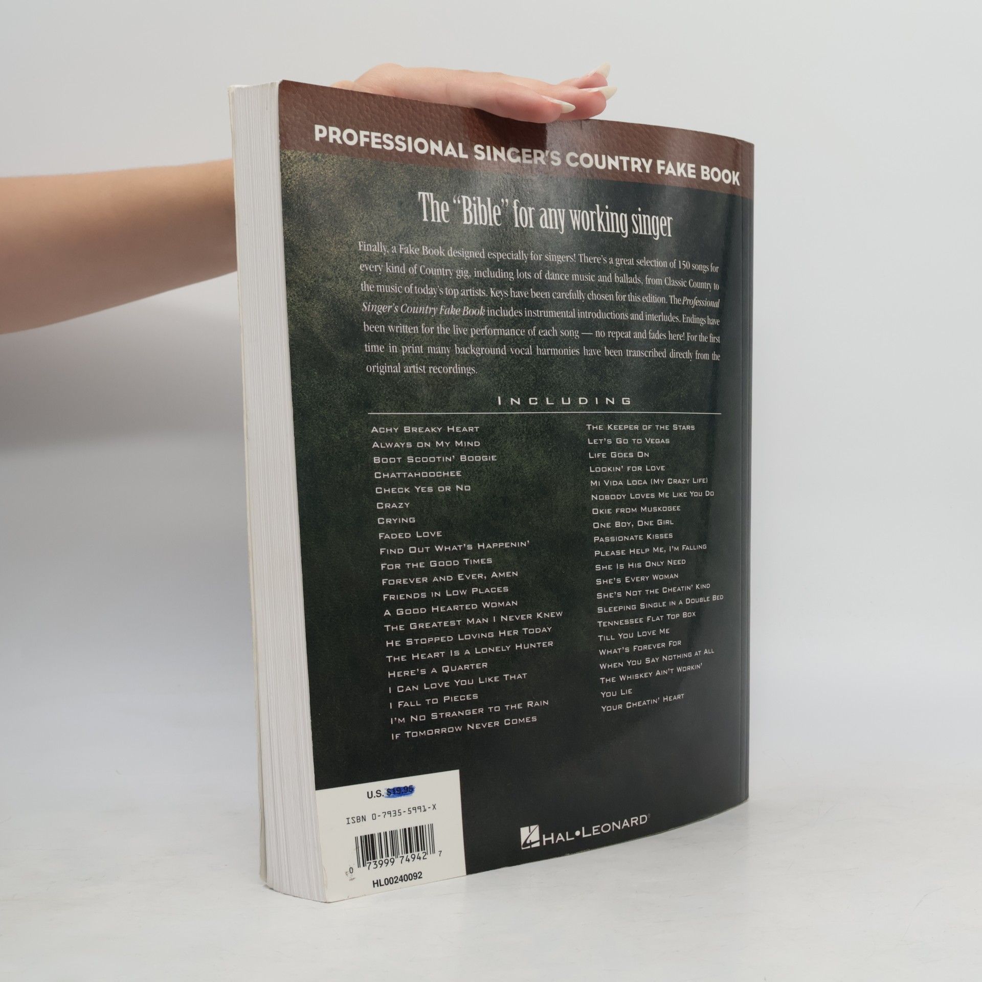 Fake Books: Professional Singer's Country Fake Book