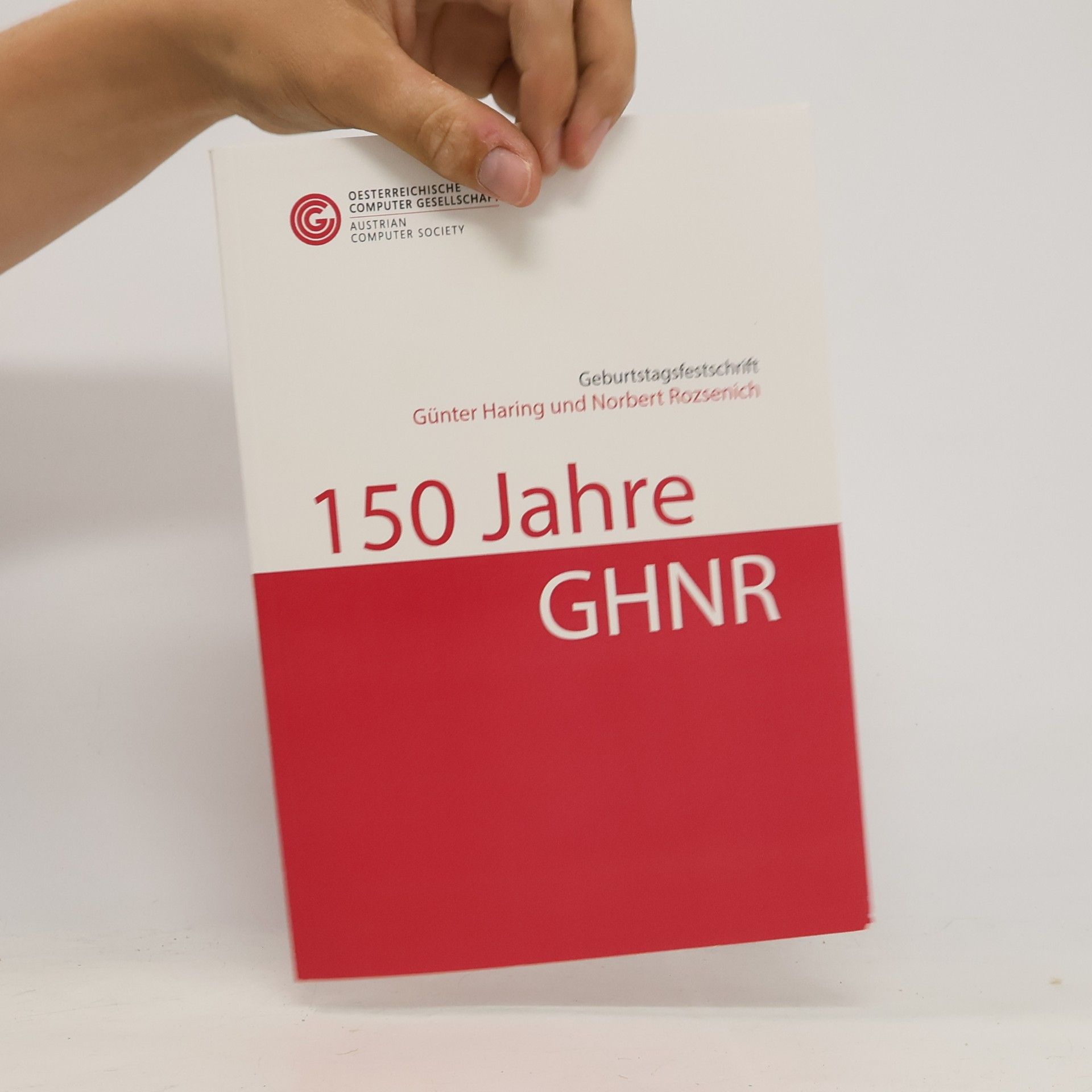 Günter Haring 150 Jahre GHNR