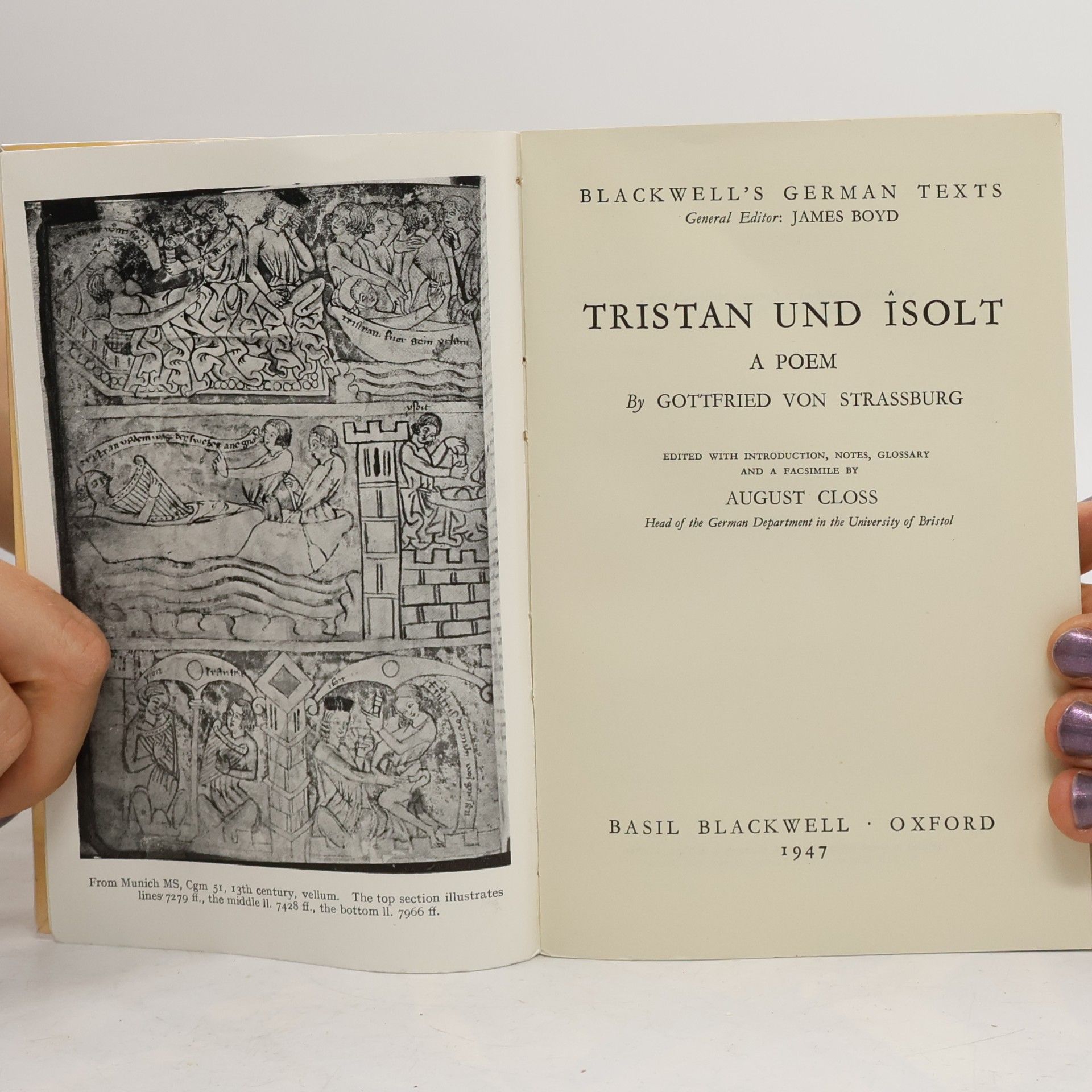 Gottfried von Strassburg Tristan und Isolt