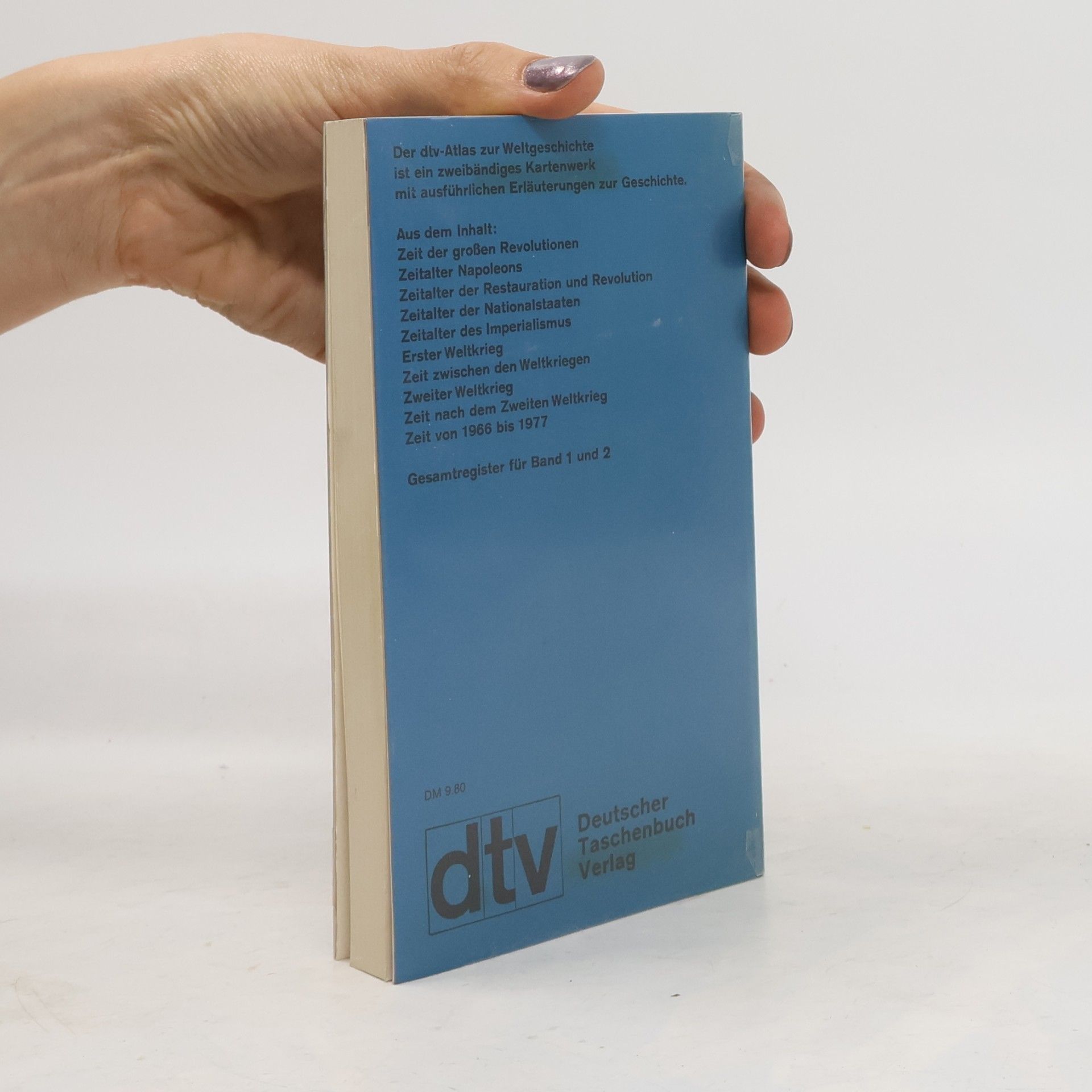Hermann Kinder dtv-Atlas zur Weltgeschichte 2