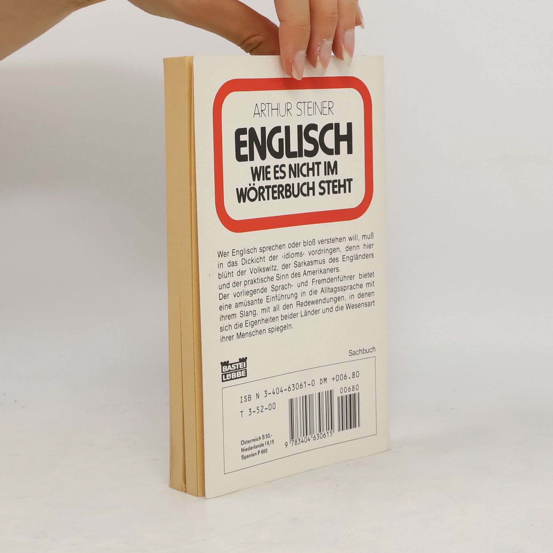 Arthur Steiner Englisch wie es nicht im Wörterbuch steht