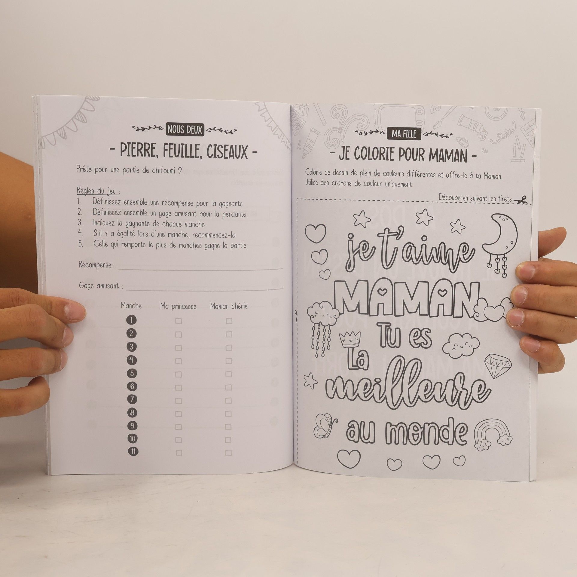 Ma fille que j'aime et moi: Un journal souvenir mère fille à partager pour renforcer le lien qui vous unit, mieux se connaître et créer des moments de complicité entre une maman et son enfant