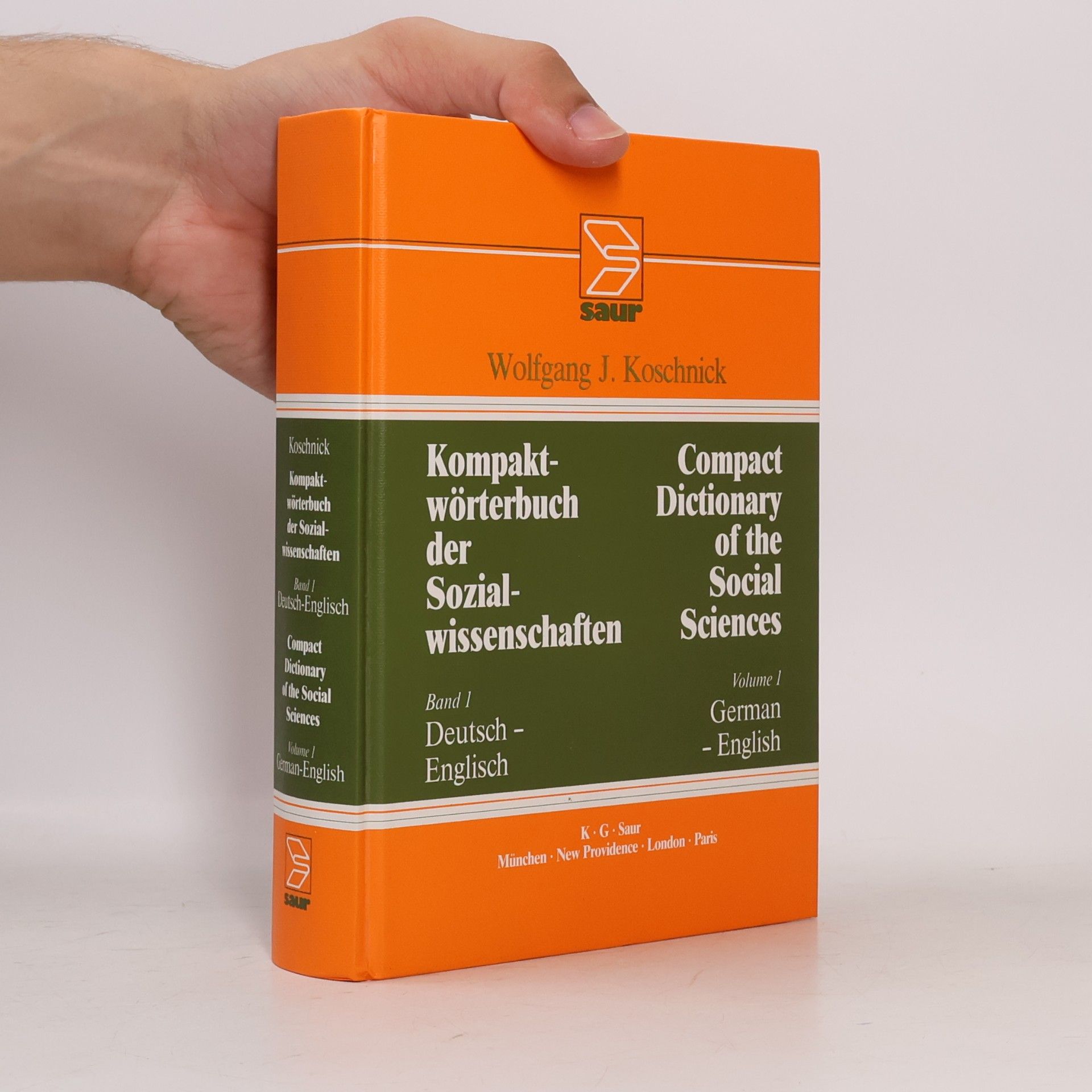 Wolfgang Koschnick Compact Dictionary of the Social Sciences
