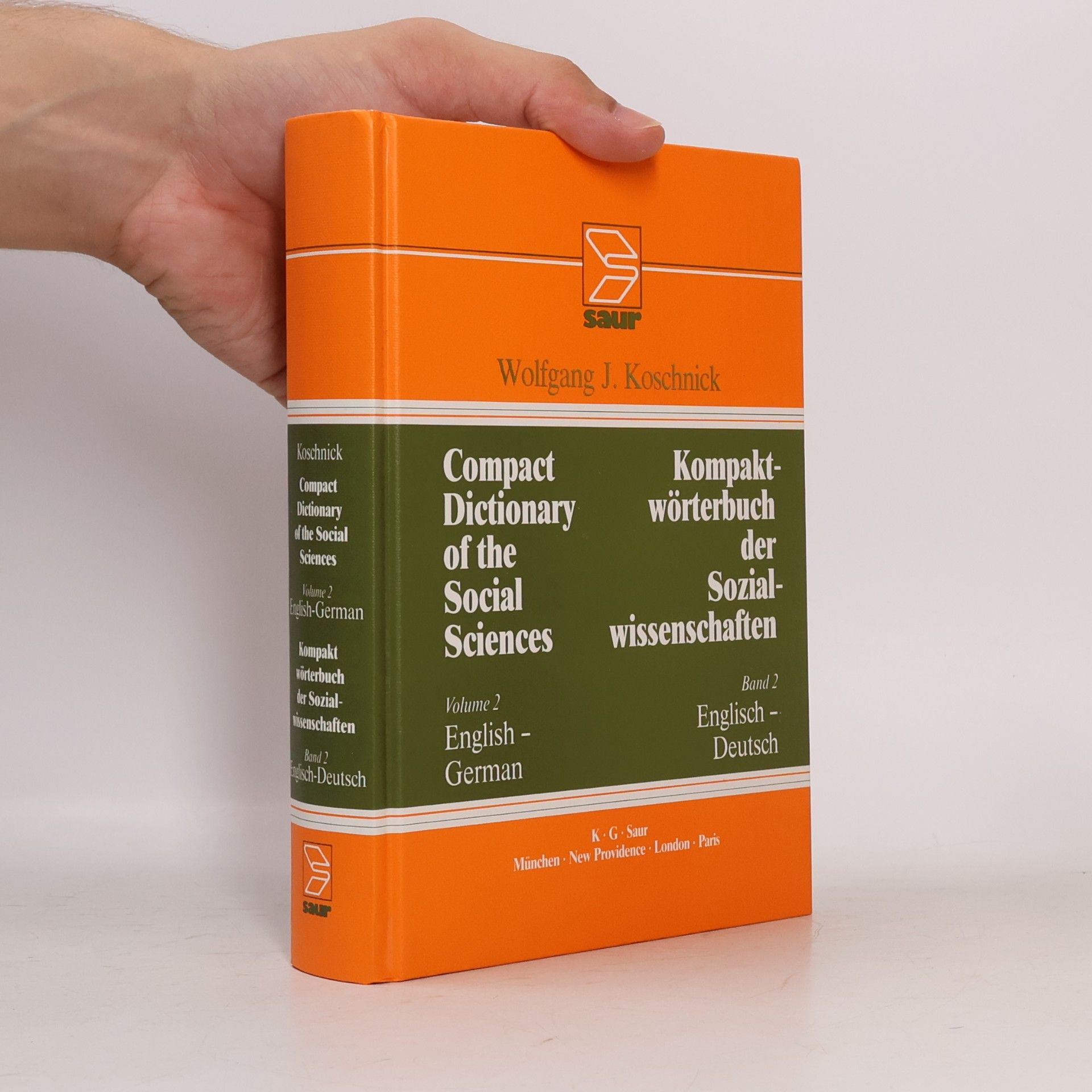 W. Koschnick Compact Dictionary of the Social Sciences