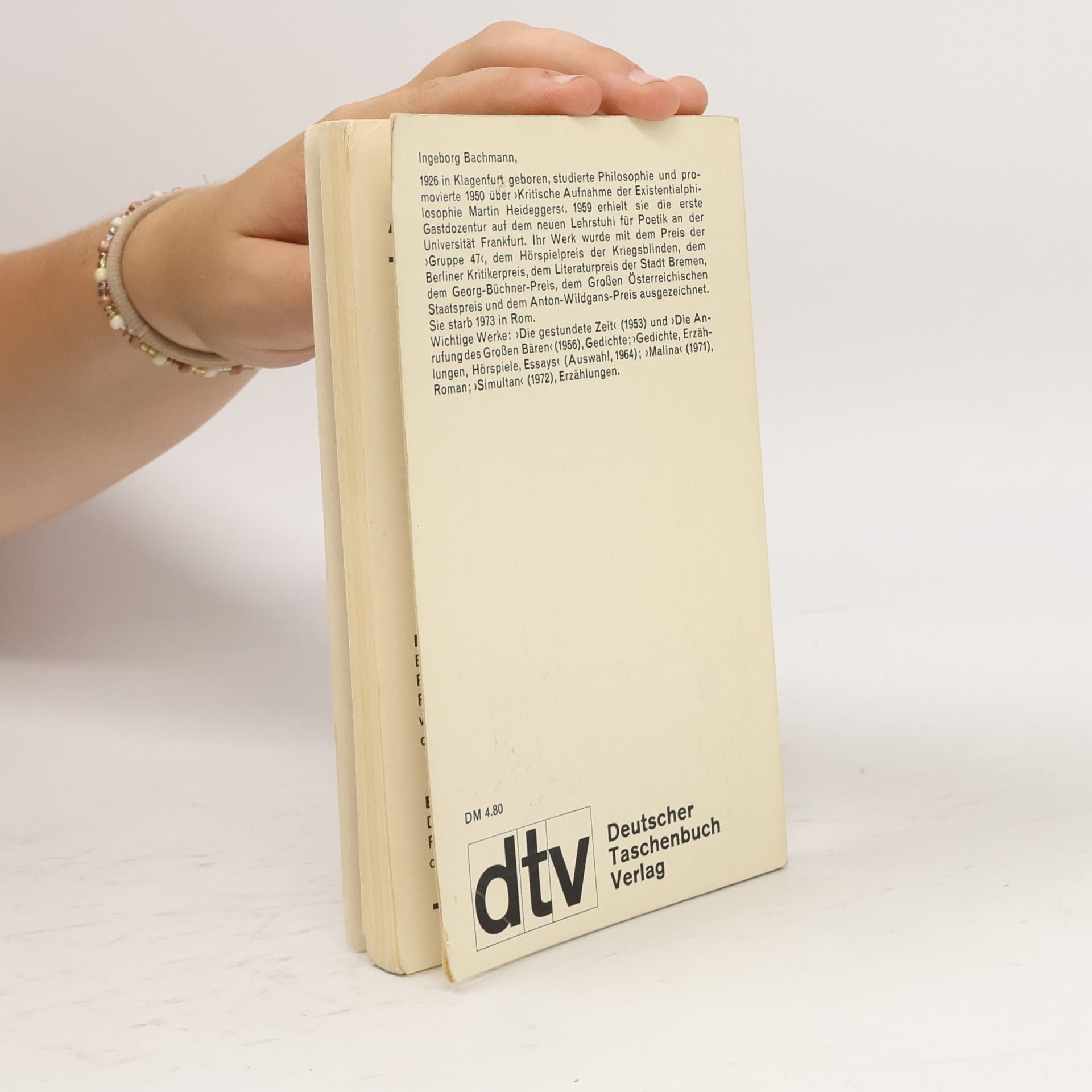Ingeborg Bachmann Das dreissigste Jahr. Erzählungen
