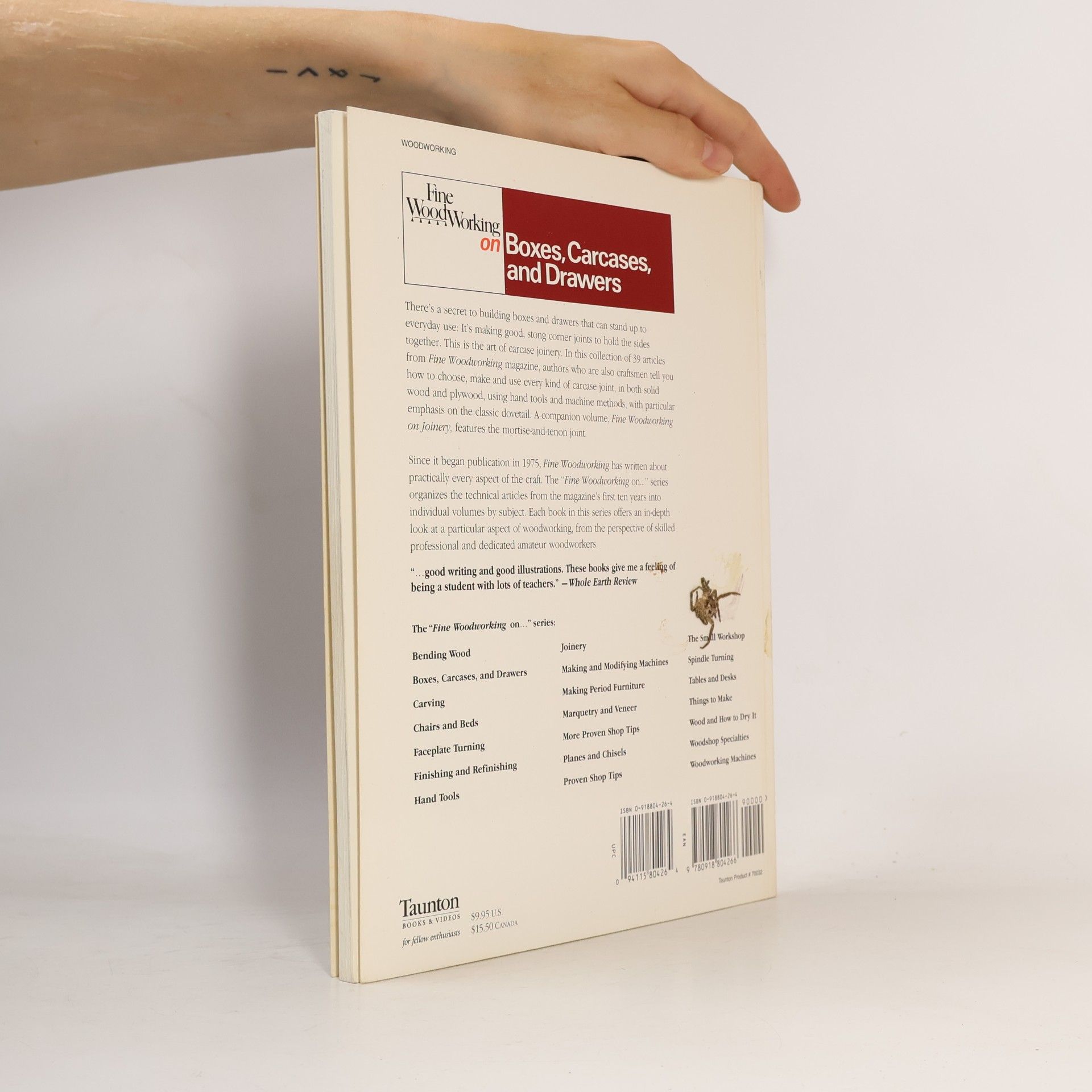 Editors of Fine Woodworking Magazine Fine Woodworking on Boxes, Carcases, and Drawers