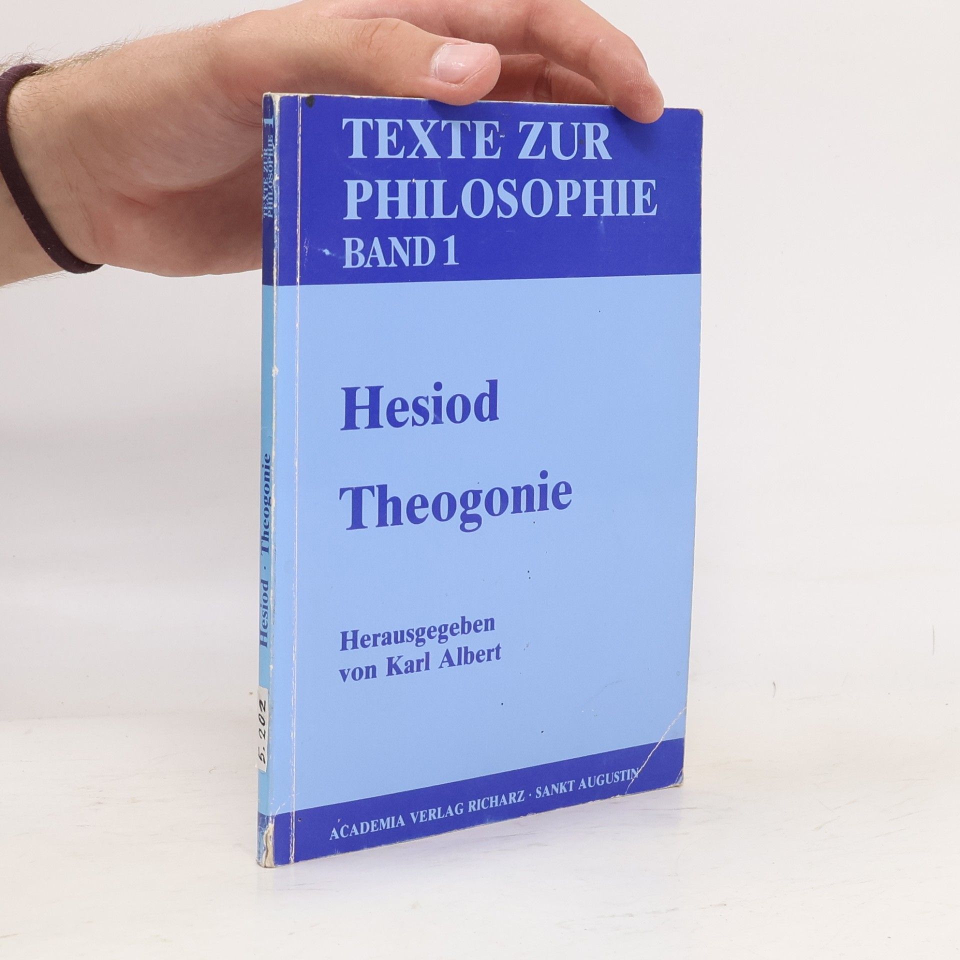 Karl Albert Texte zur Philosophie - 1: Theogonie