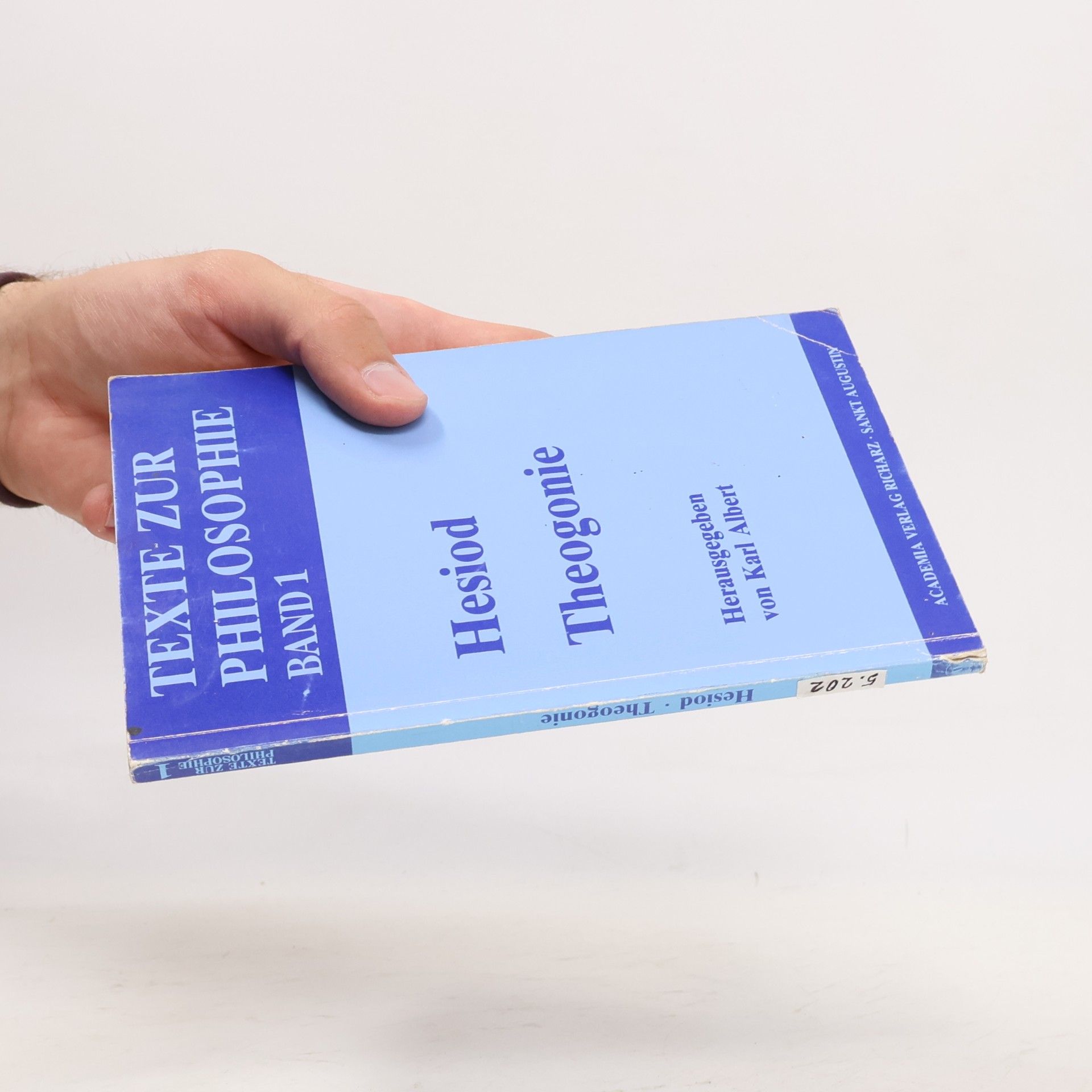 Hesiodus Texte zur Philosophie - 1: Theogonie