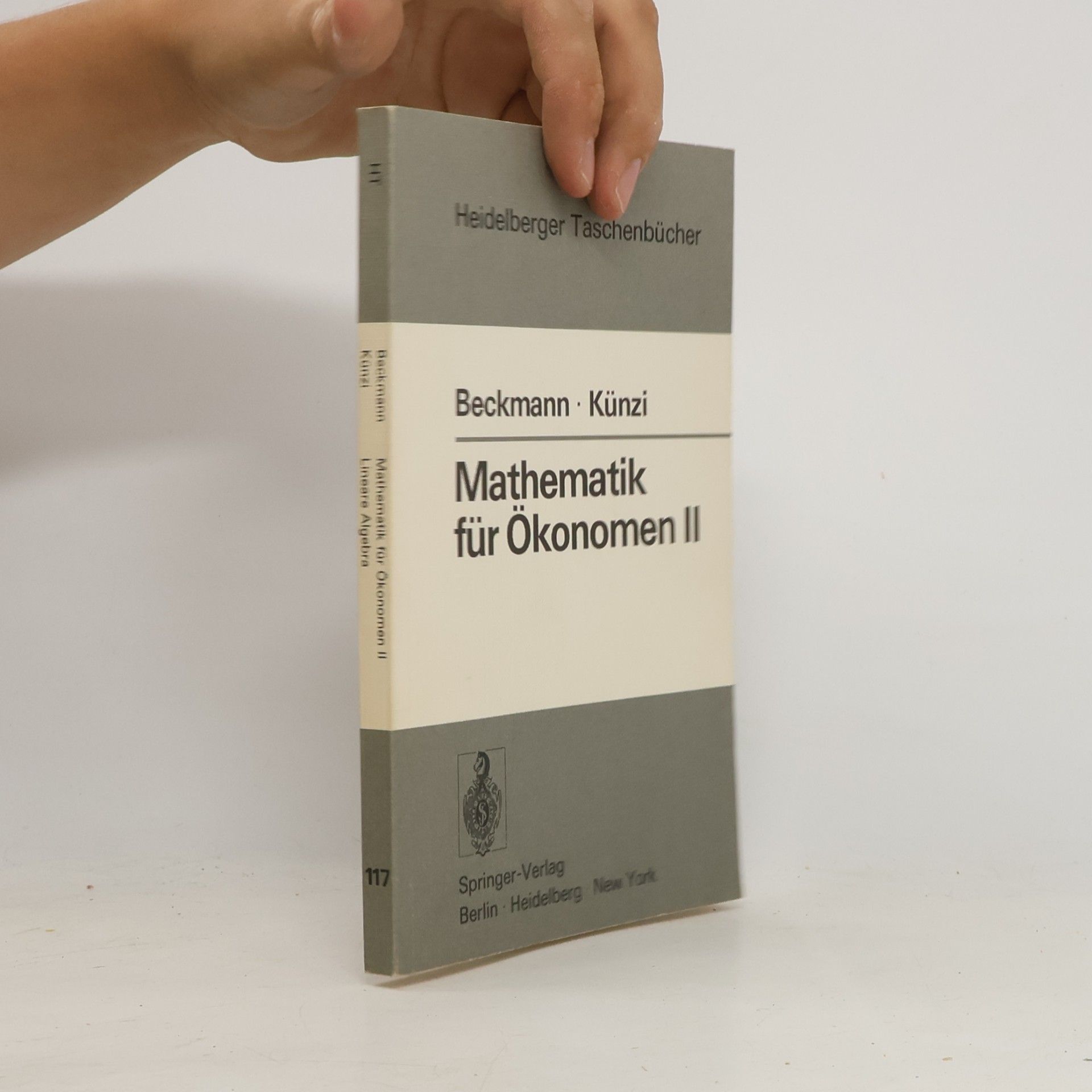 Heidelberger Taschenbücher - 2: Mathematik für Ökonomen II