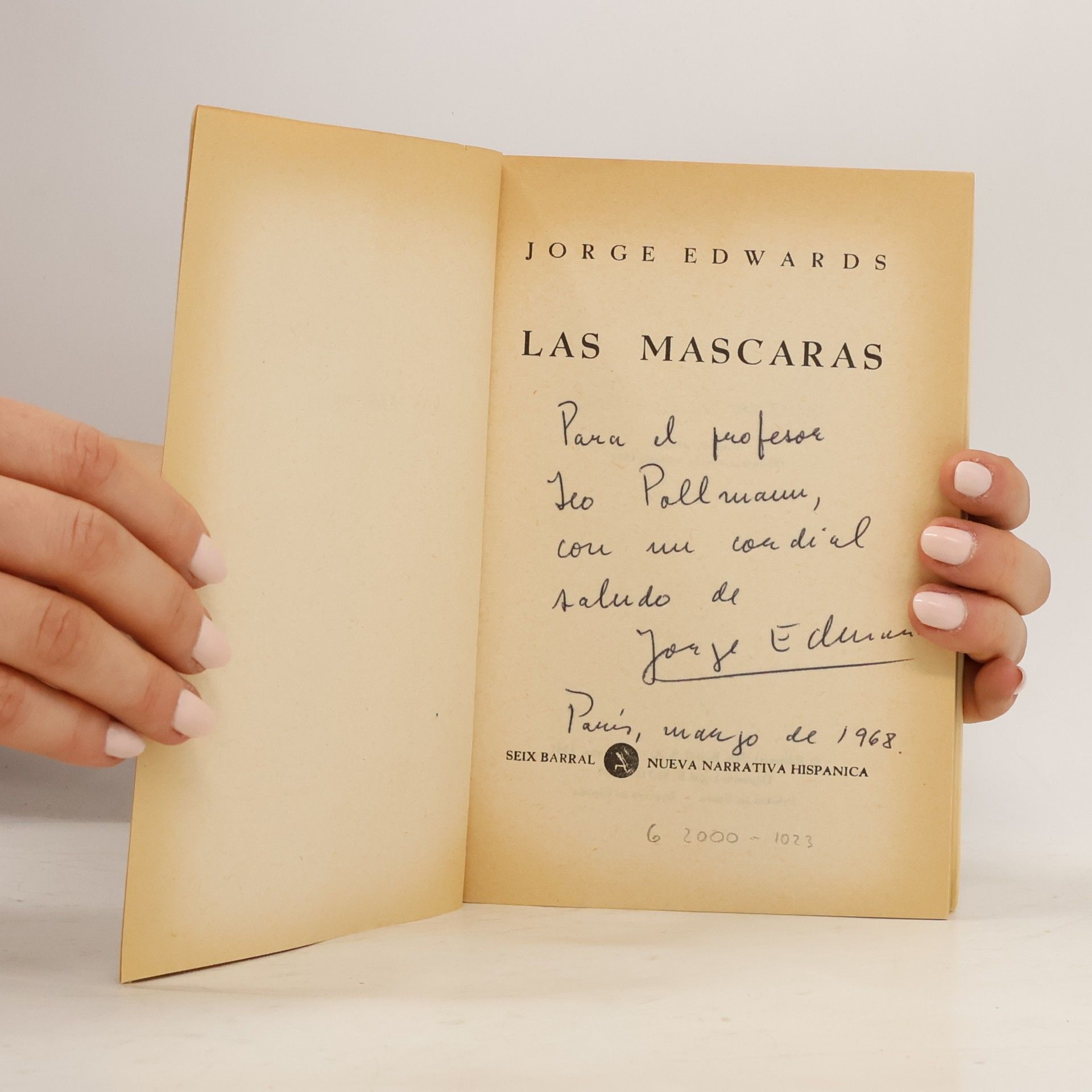 Jorge Edwards Las Máscaras