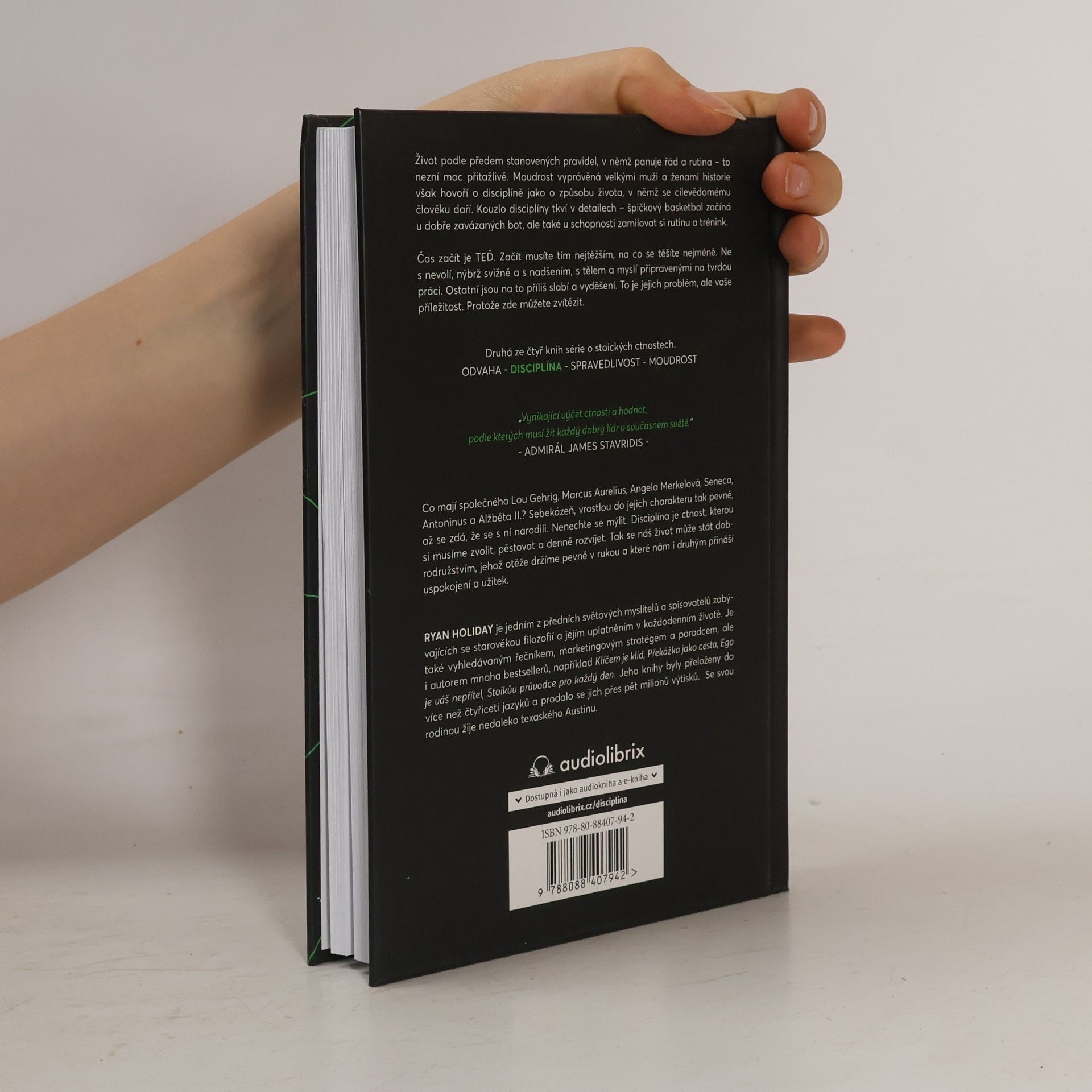 Ryan Holiday Disciplína je osud : umění a síla sebekontroly