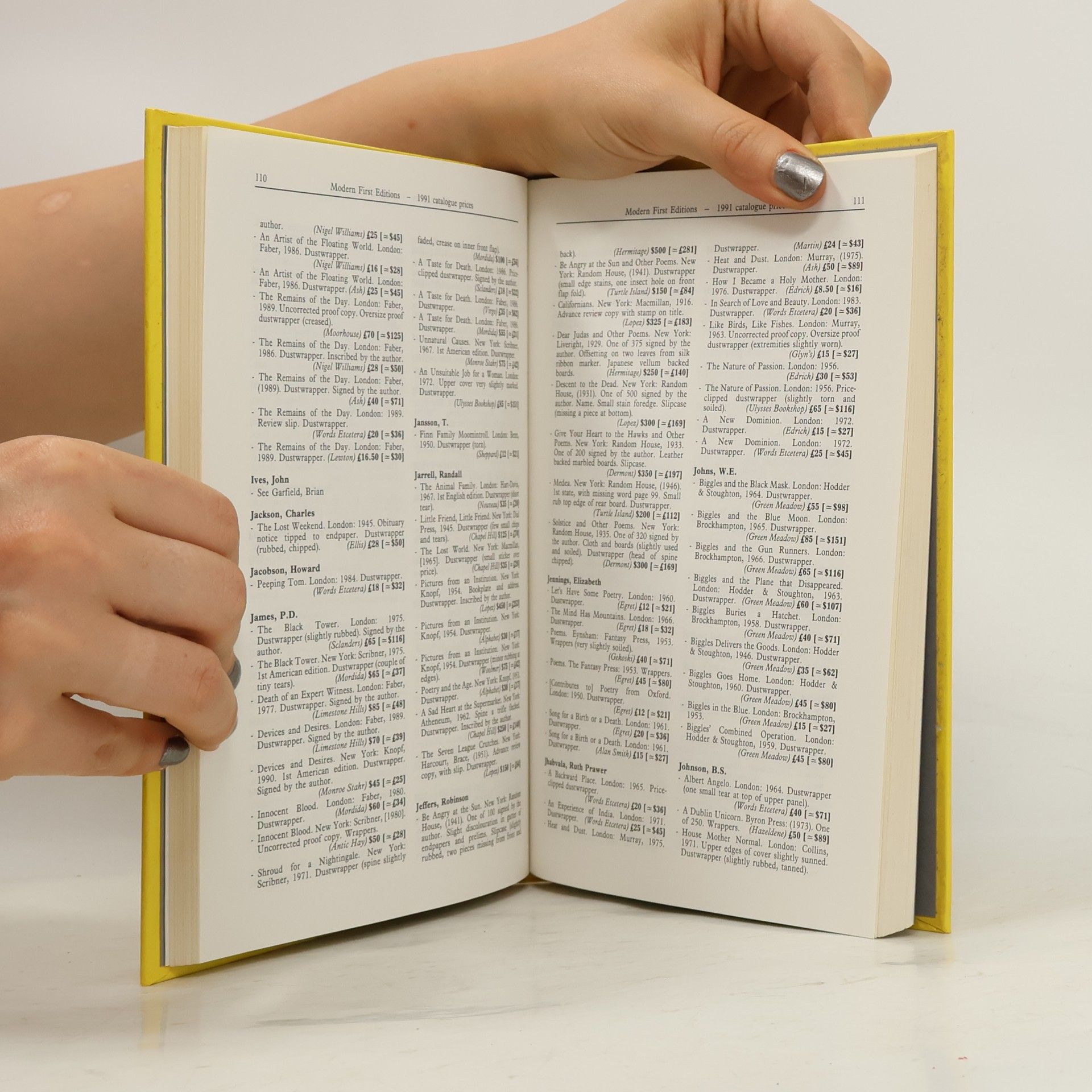 Michael Cole International Rare Book Prices - Modern First Editions