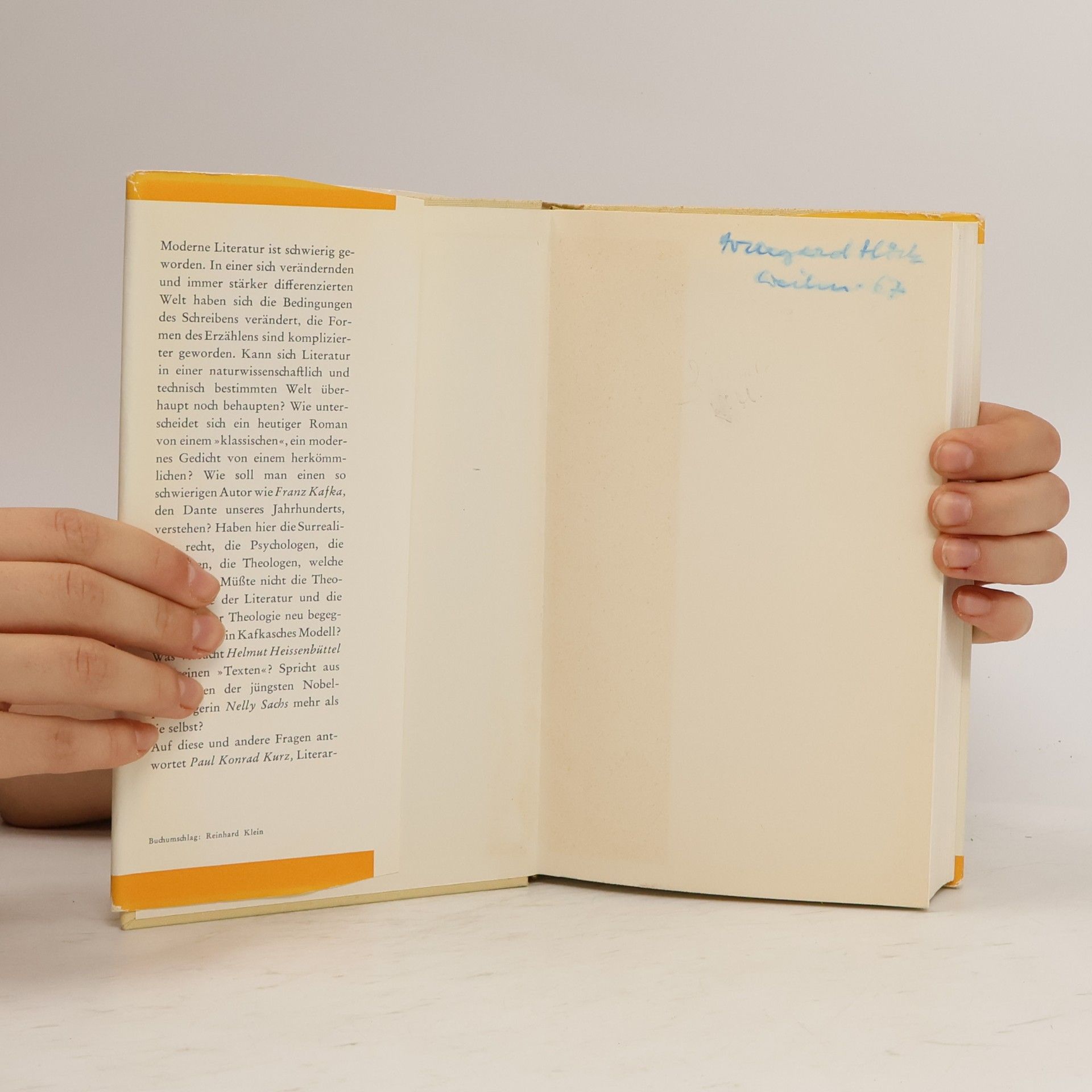 Paul Konrad Kurz Über moderne Literatur