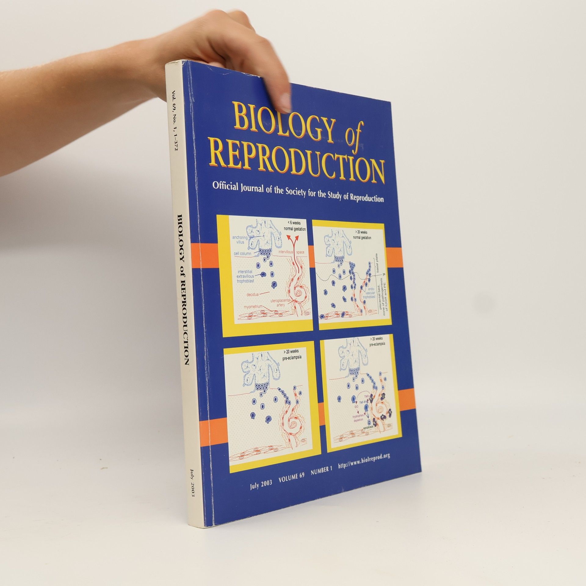 Various authors Biology of Reproduction 7/2003. Volume 69. Number 1