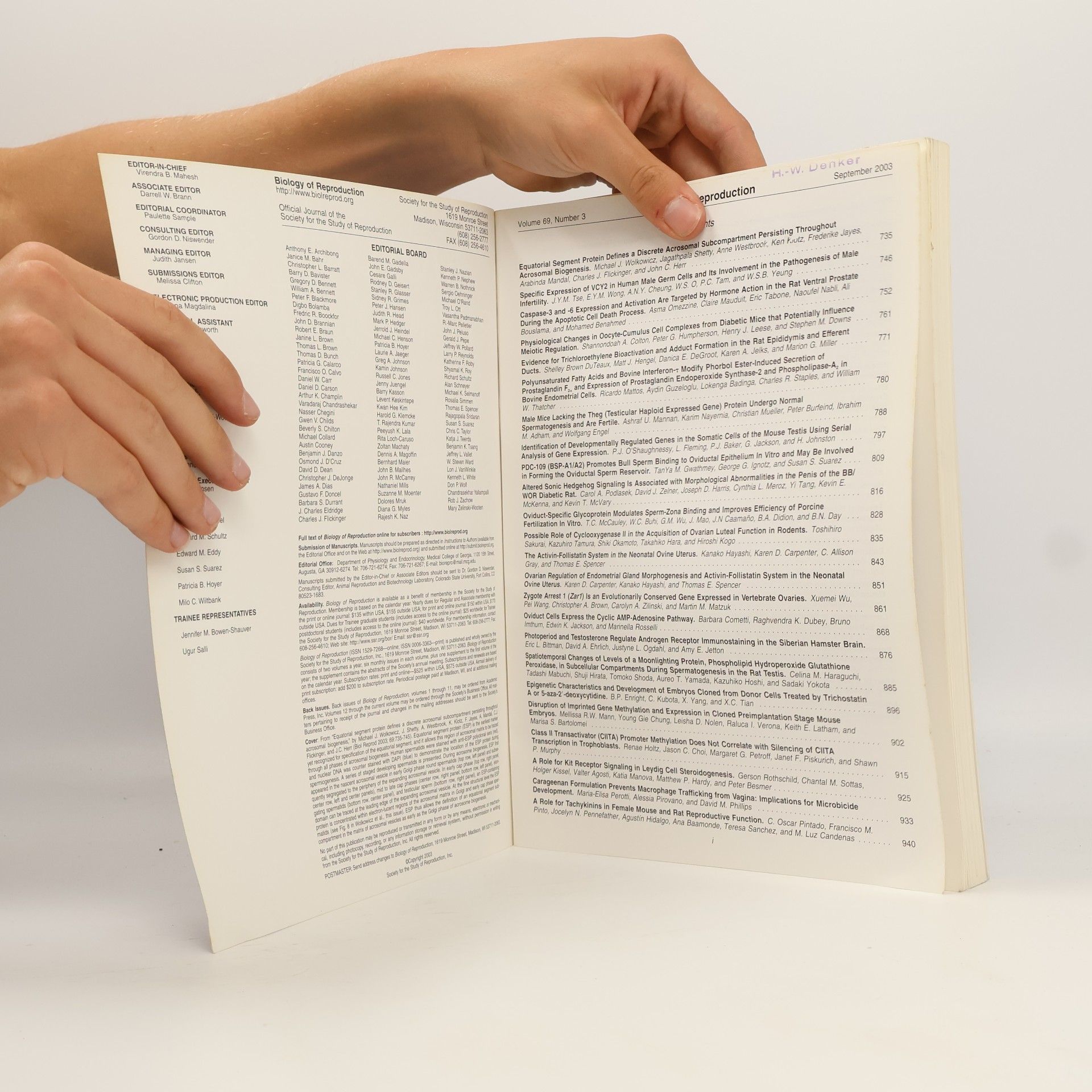 Collectif d'auteurs Biology of Reproduction