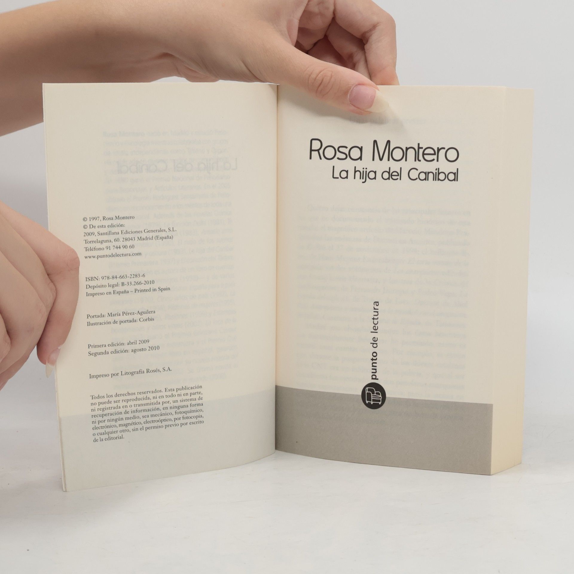 Rosa Montero La hija del caníbal
