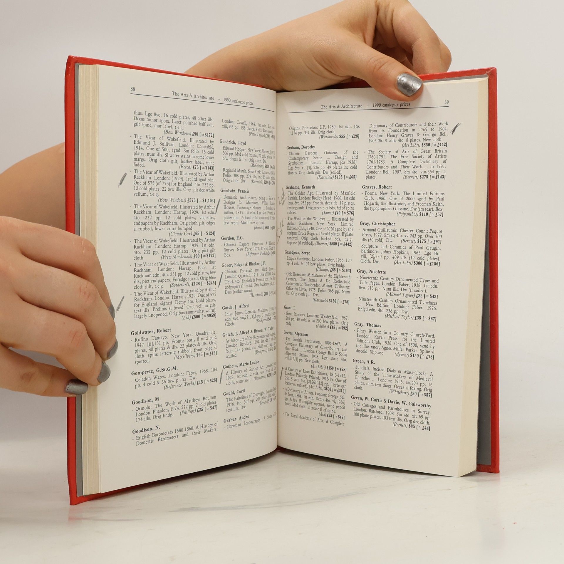 Michael Cole International Rare Book Prices - 1991: The Arts & Architecture