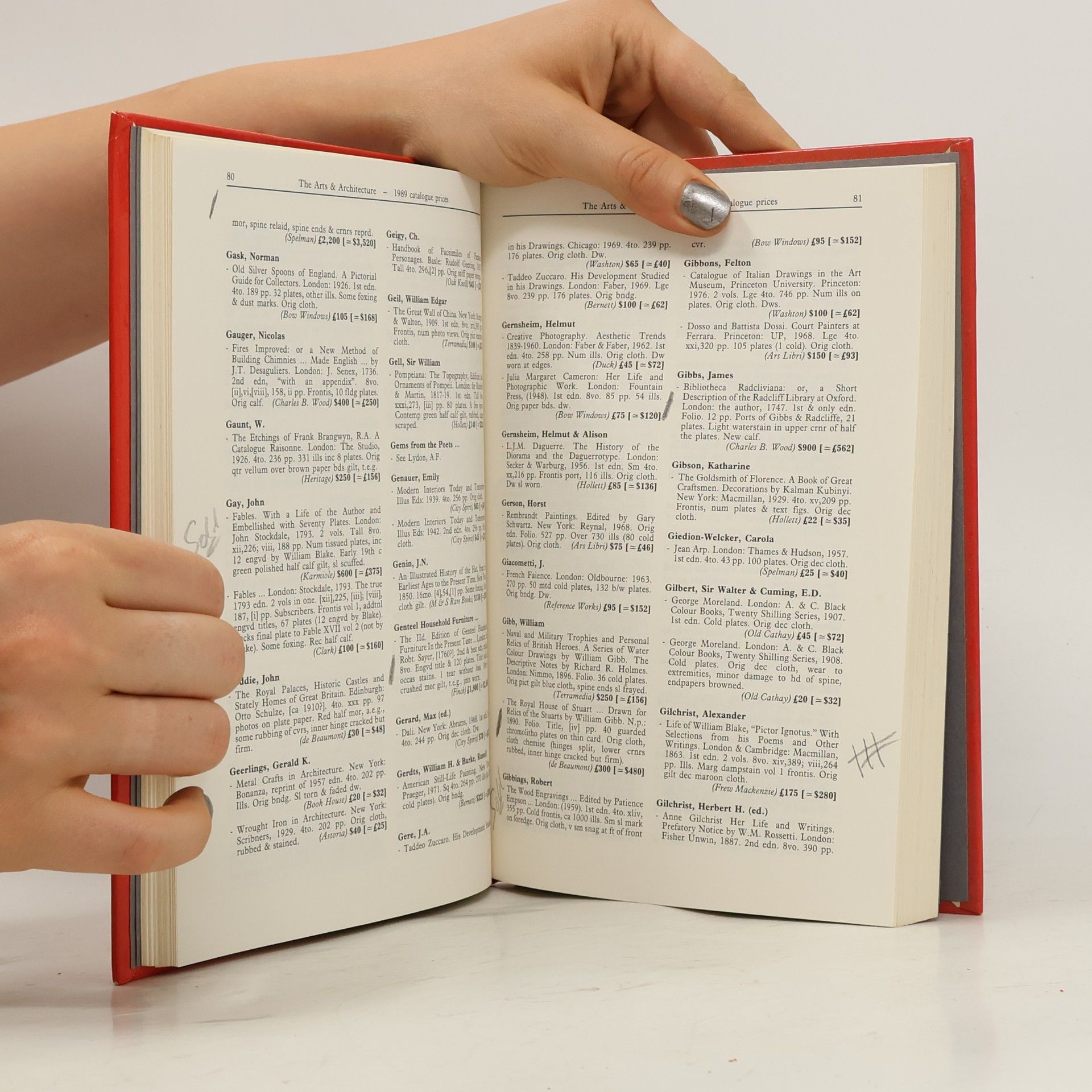 Michael Cole International Rare Book Prices: Arts and Architecture 1990