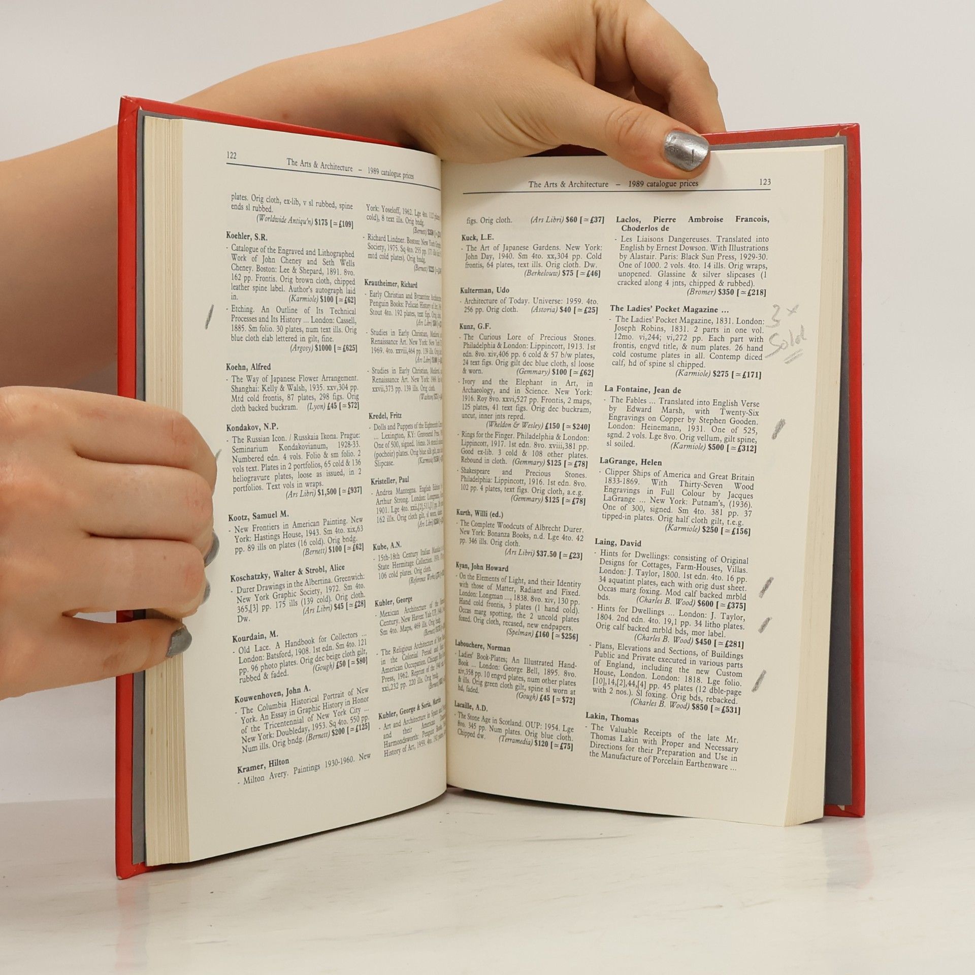 Michael Cole International Rare Book Prices: Arts and Architecture 1990