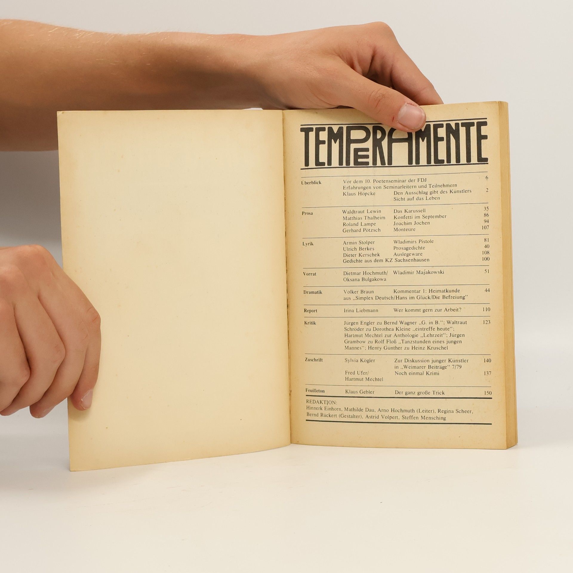 kolektiv Temperamente 2/1980