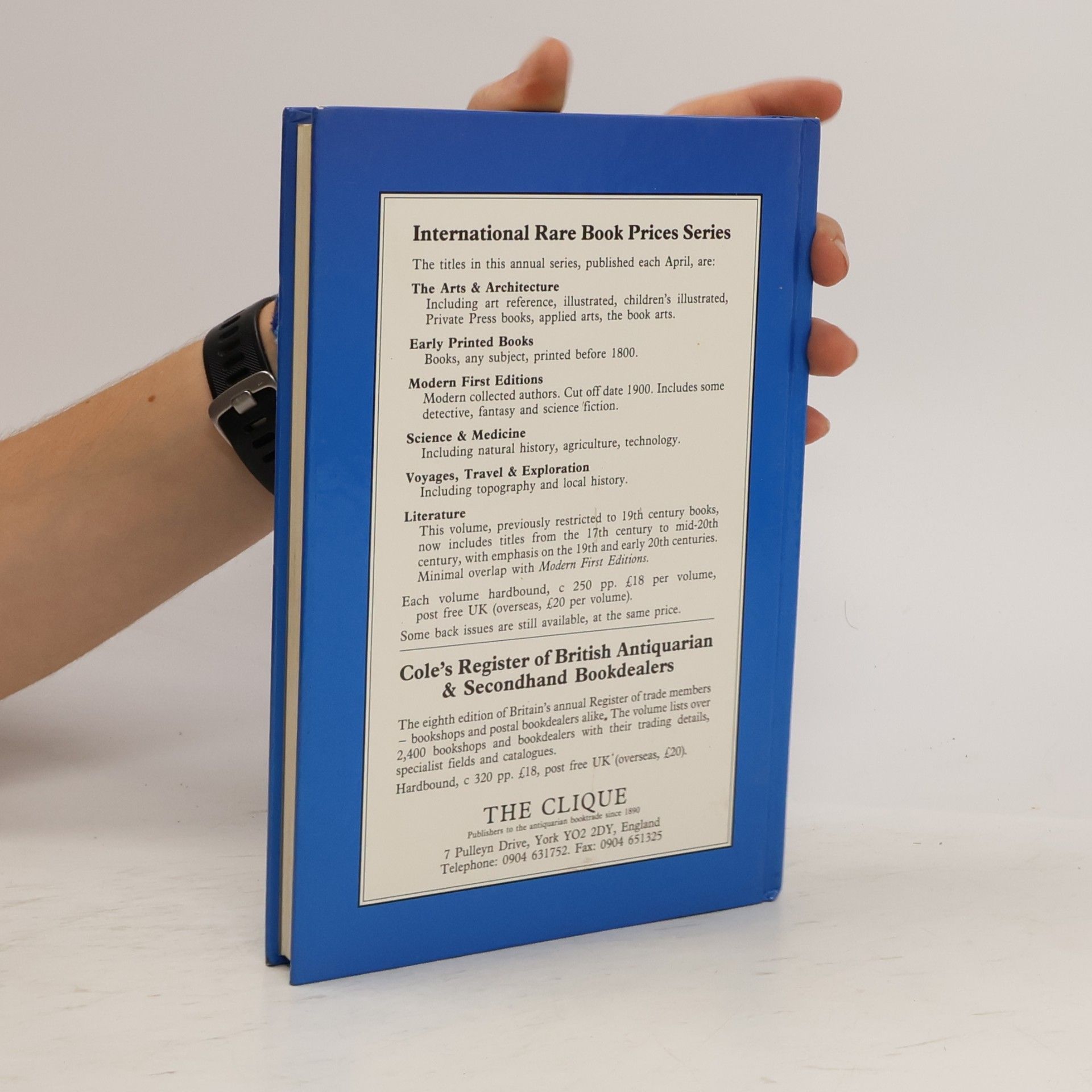 Michael Cole International Rare Book Prices