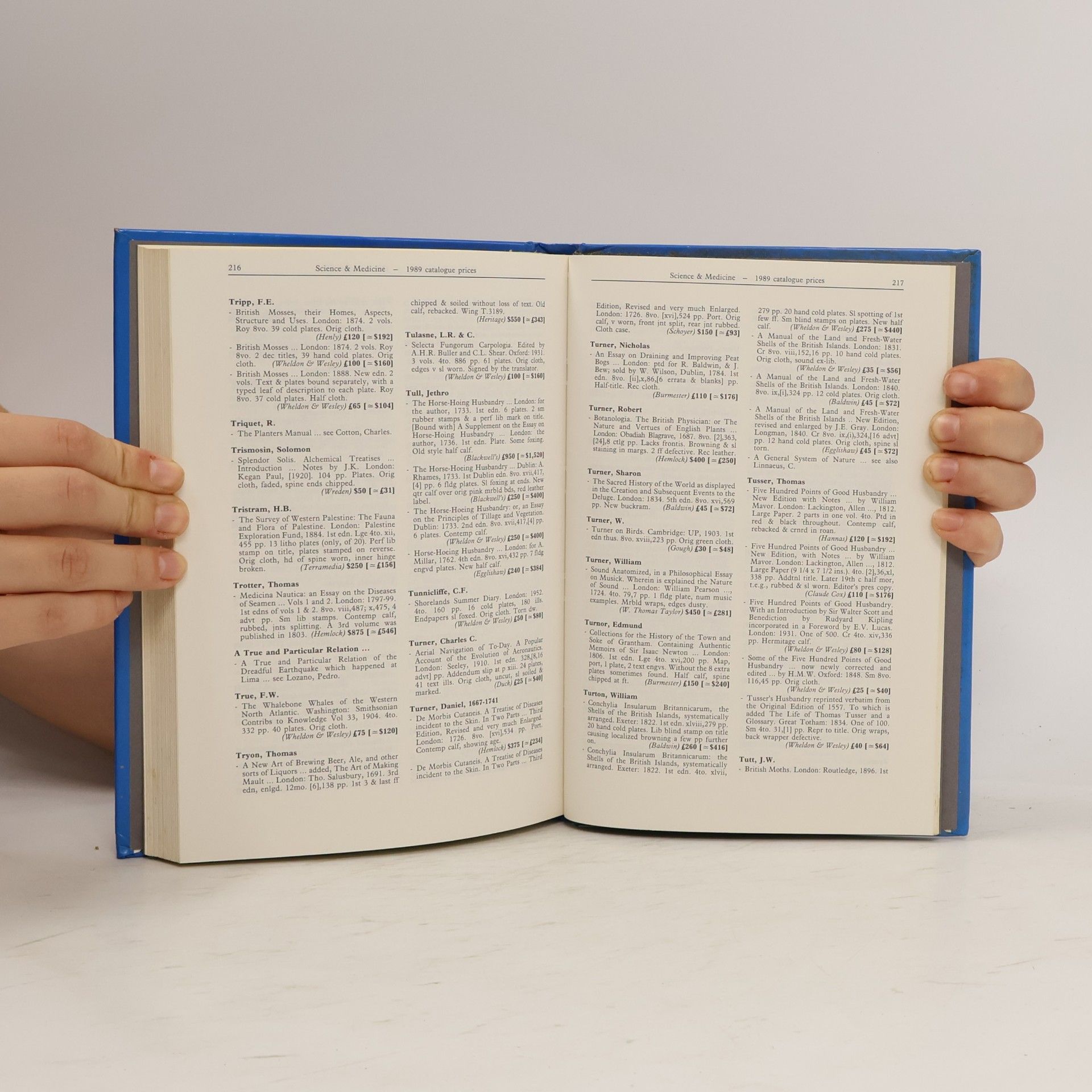 Michael Cole International Rare Book Prices: Science & Medicine/1990