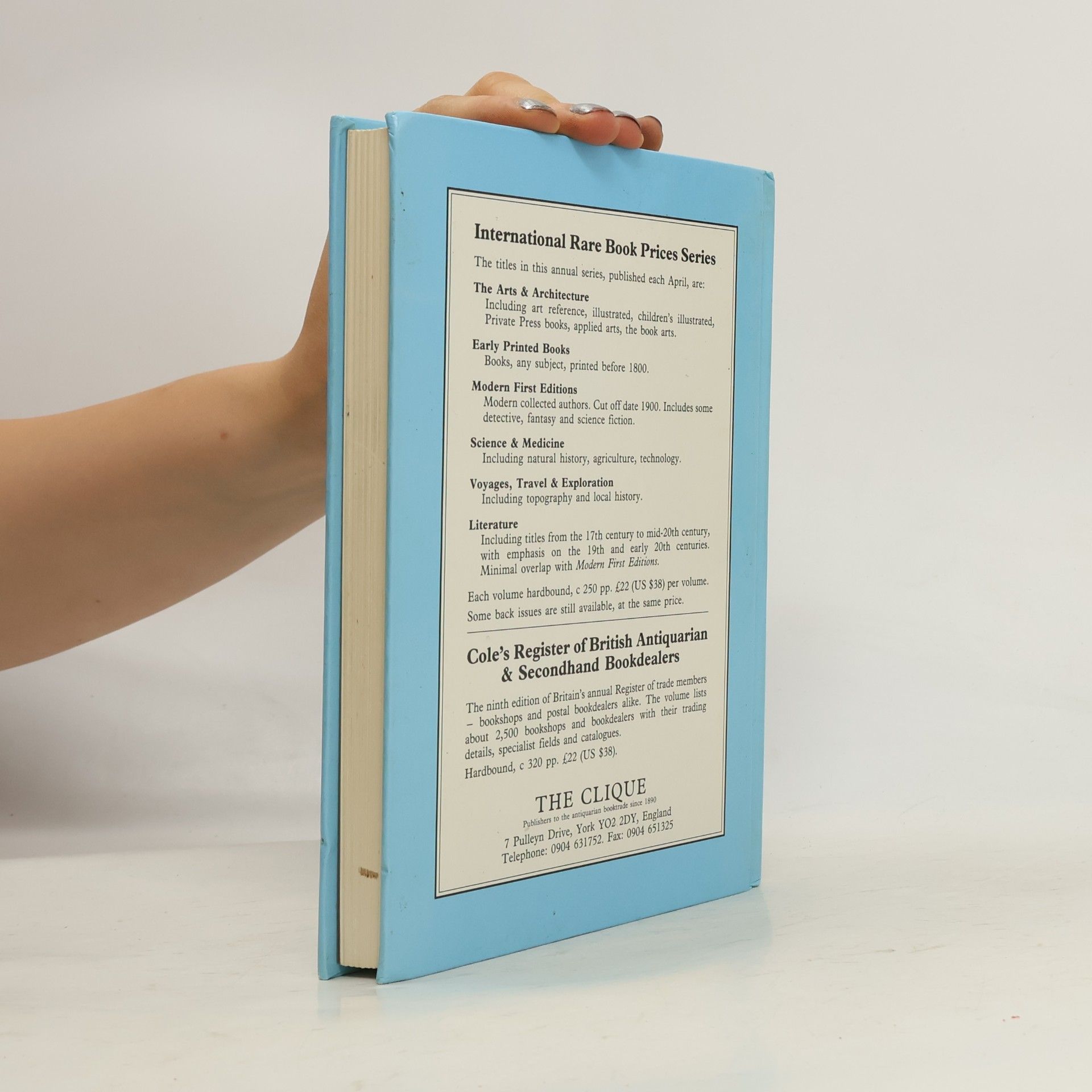 Michael Cole International Rare Book Prices. Literature