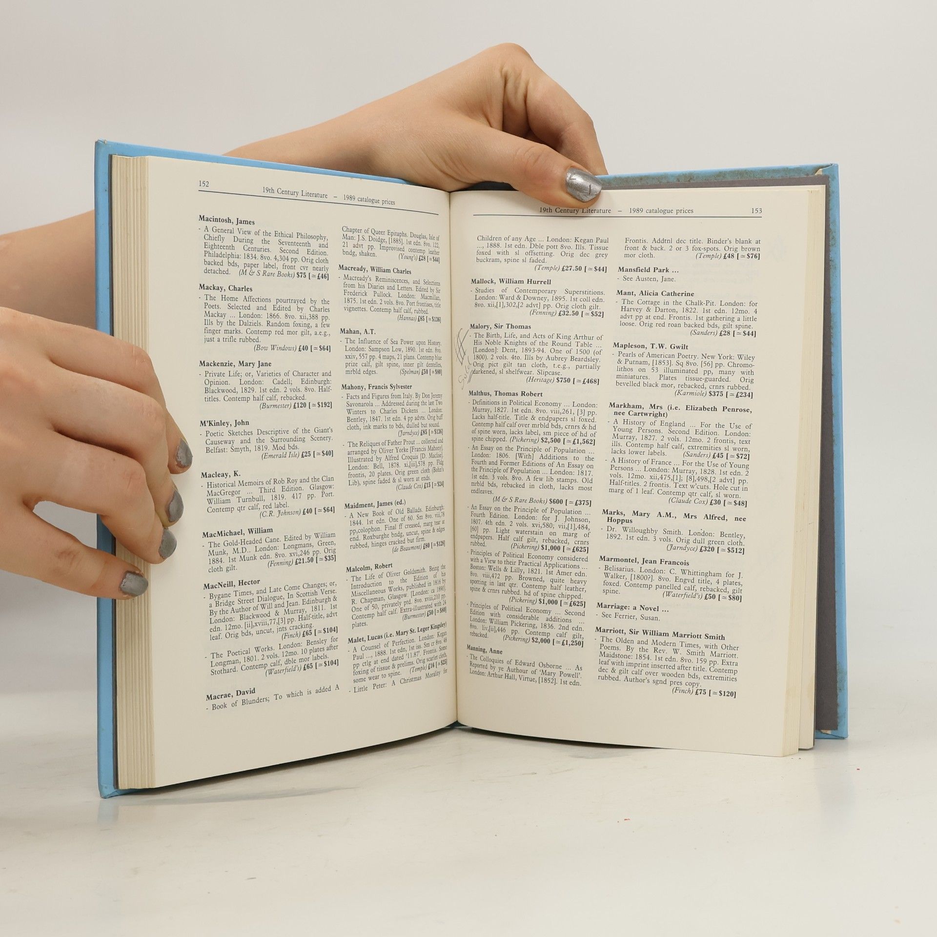 Michael Cole International Rare Book Prices: 19th Century Literature 1990