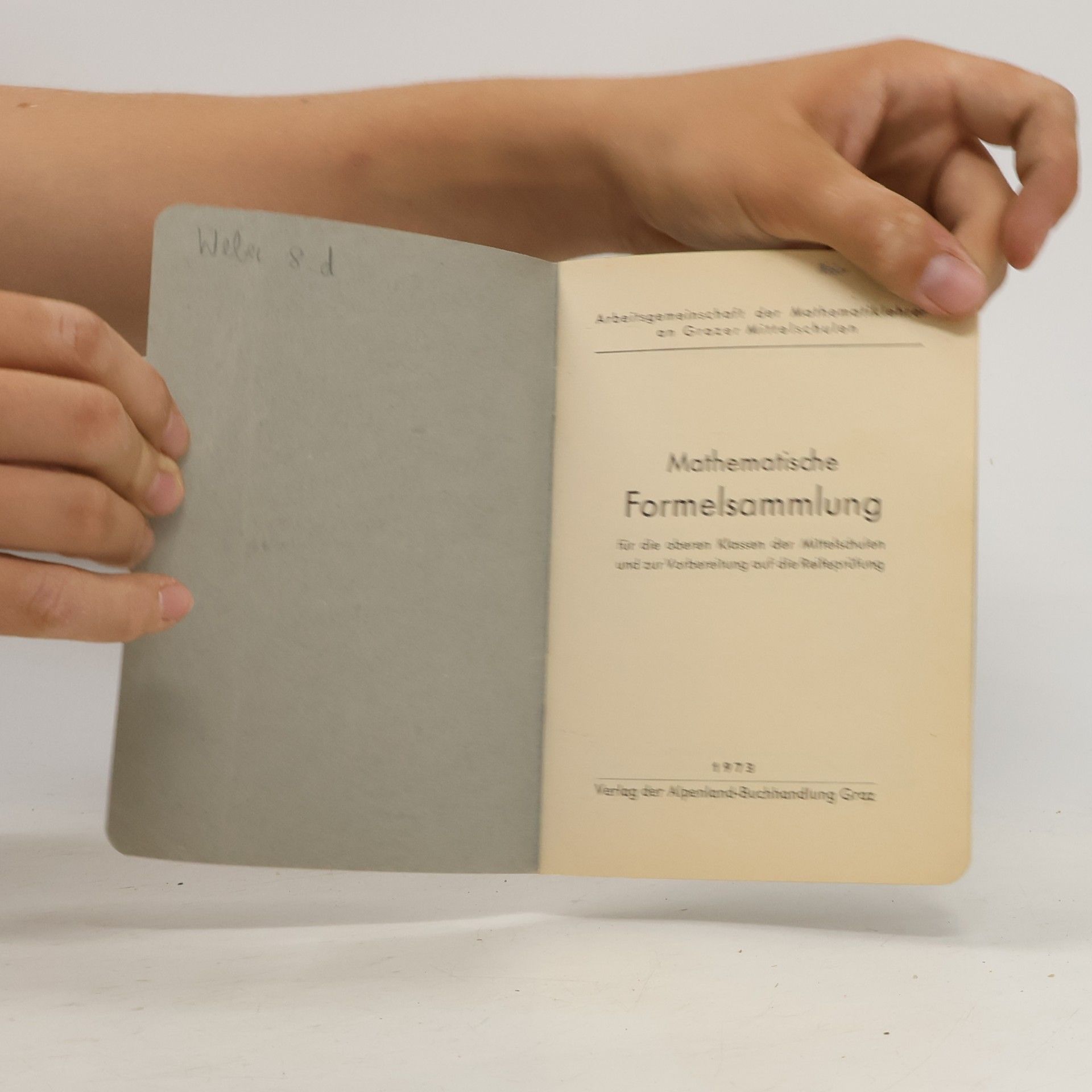 Various authors Mathematische Formelsammlung