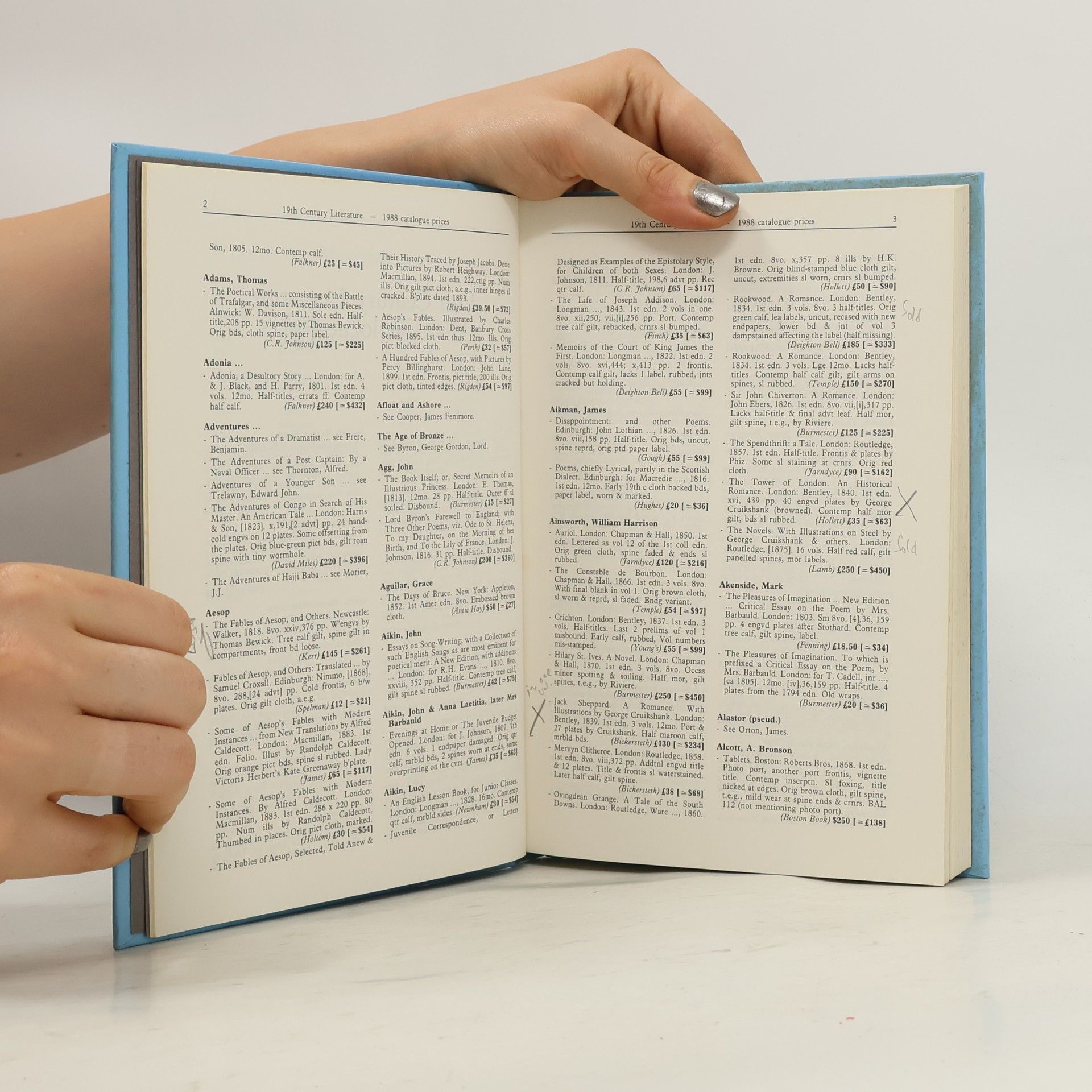 Michael Cole International Rare Book Prices - 1989: 19th Century Literature