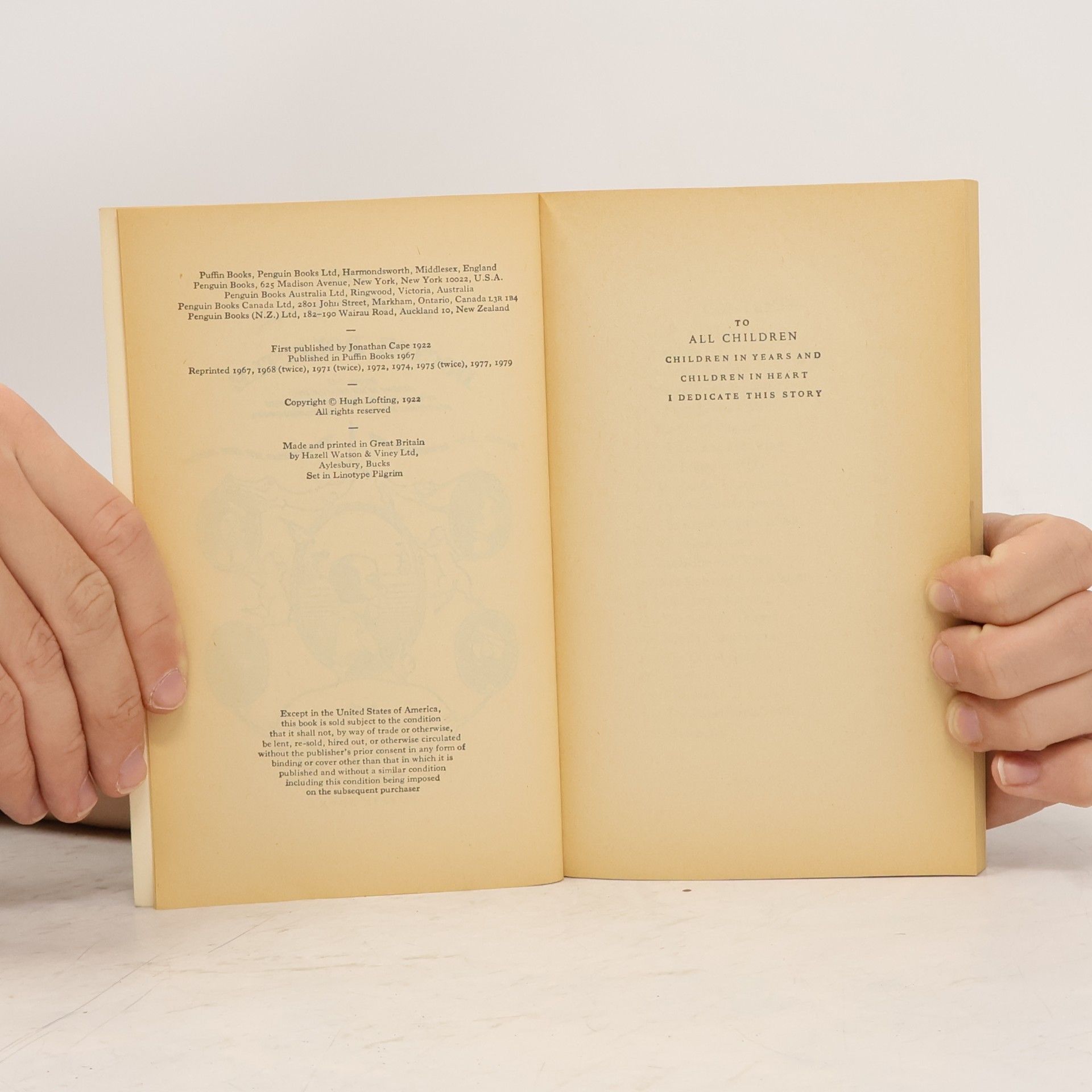 Hugh Lofting The Story of Doctor Dolittle