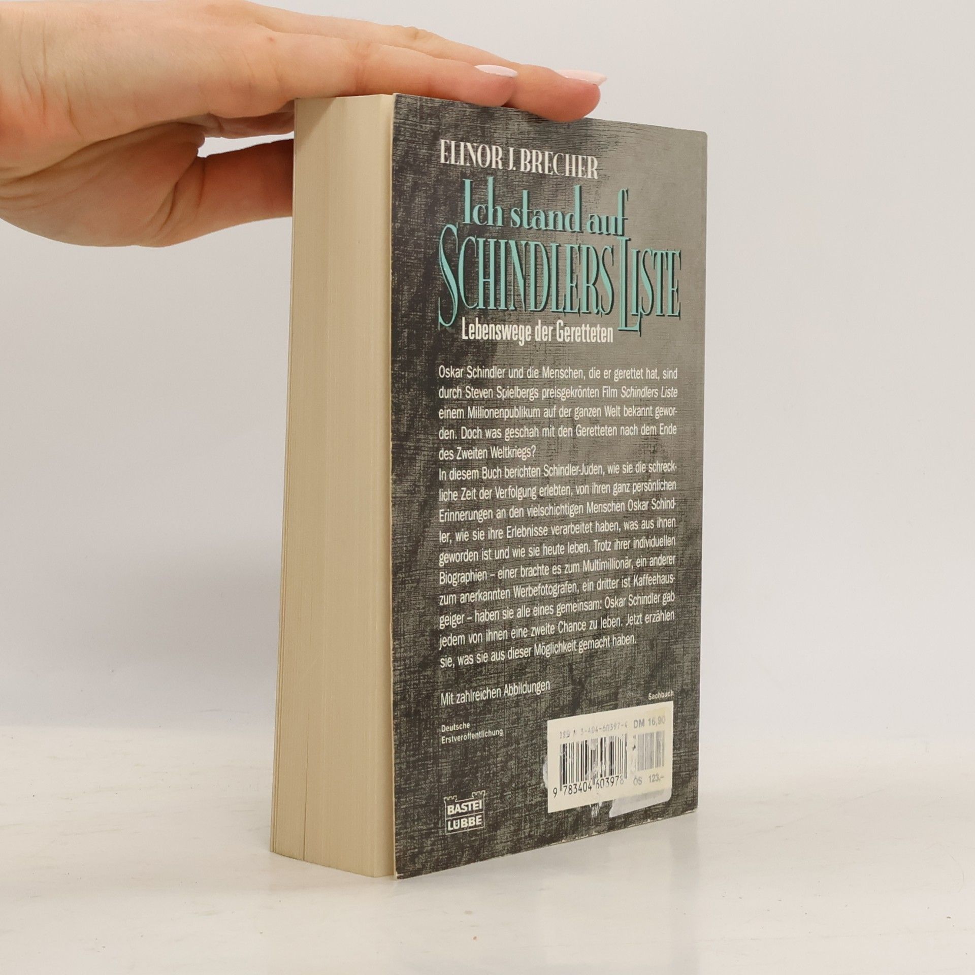 Elinor J. Brecher Ich stand auf Schindlers Liste