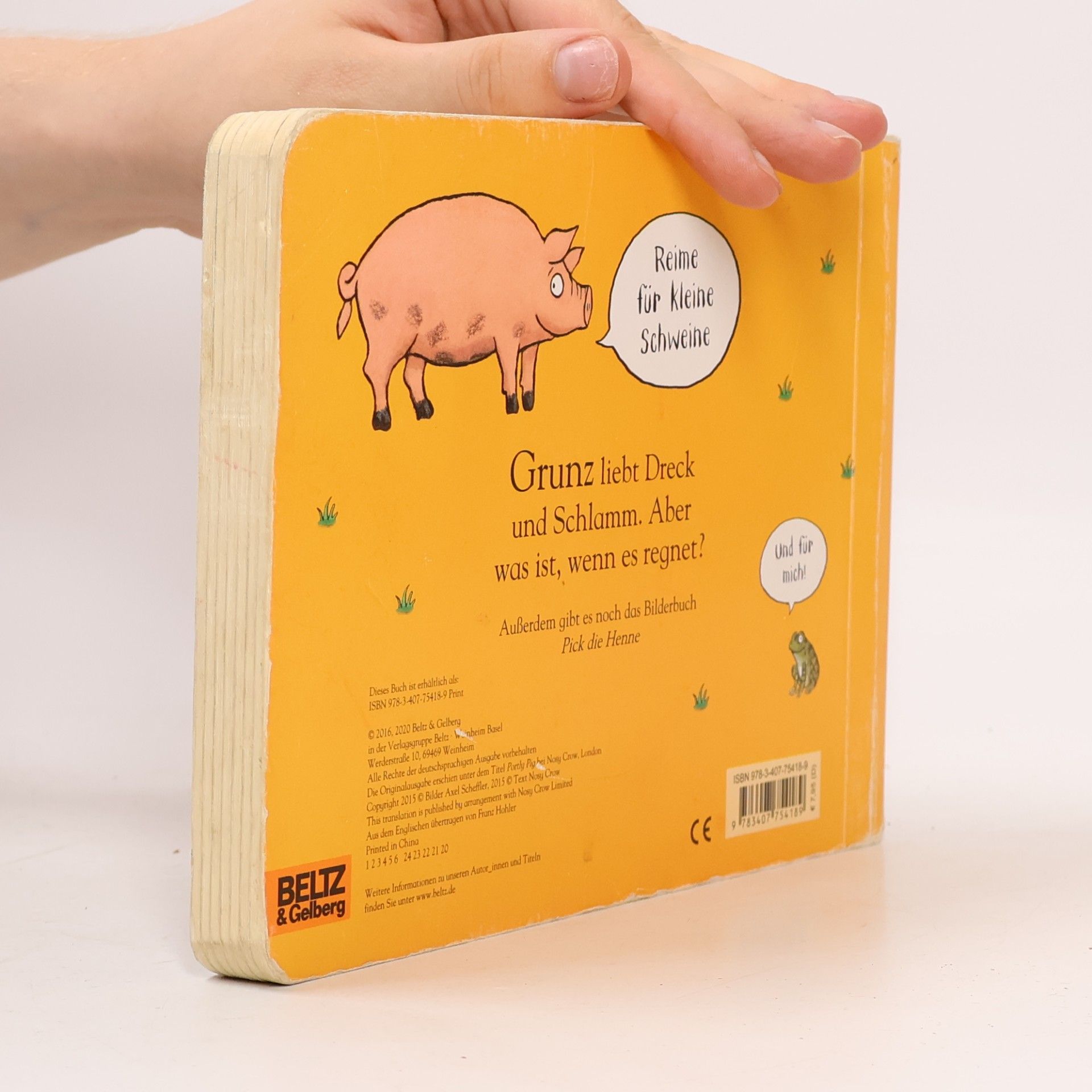 Axel Scheffler Grunz das Schwein