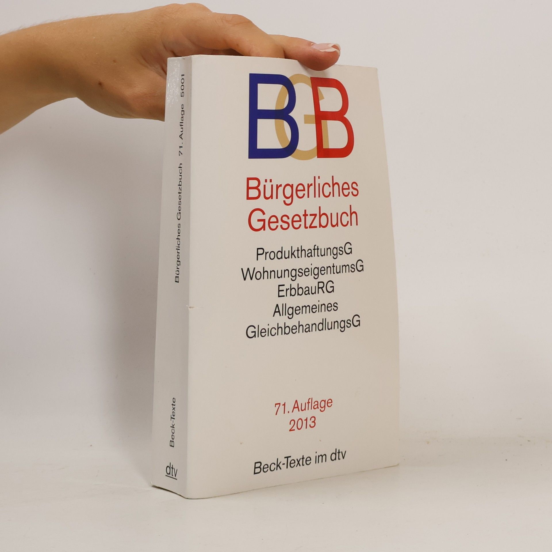 Various authors Bürgerliches Gesetzbuch 71