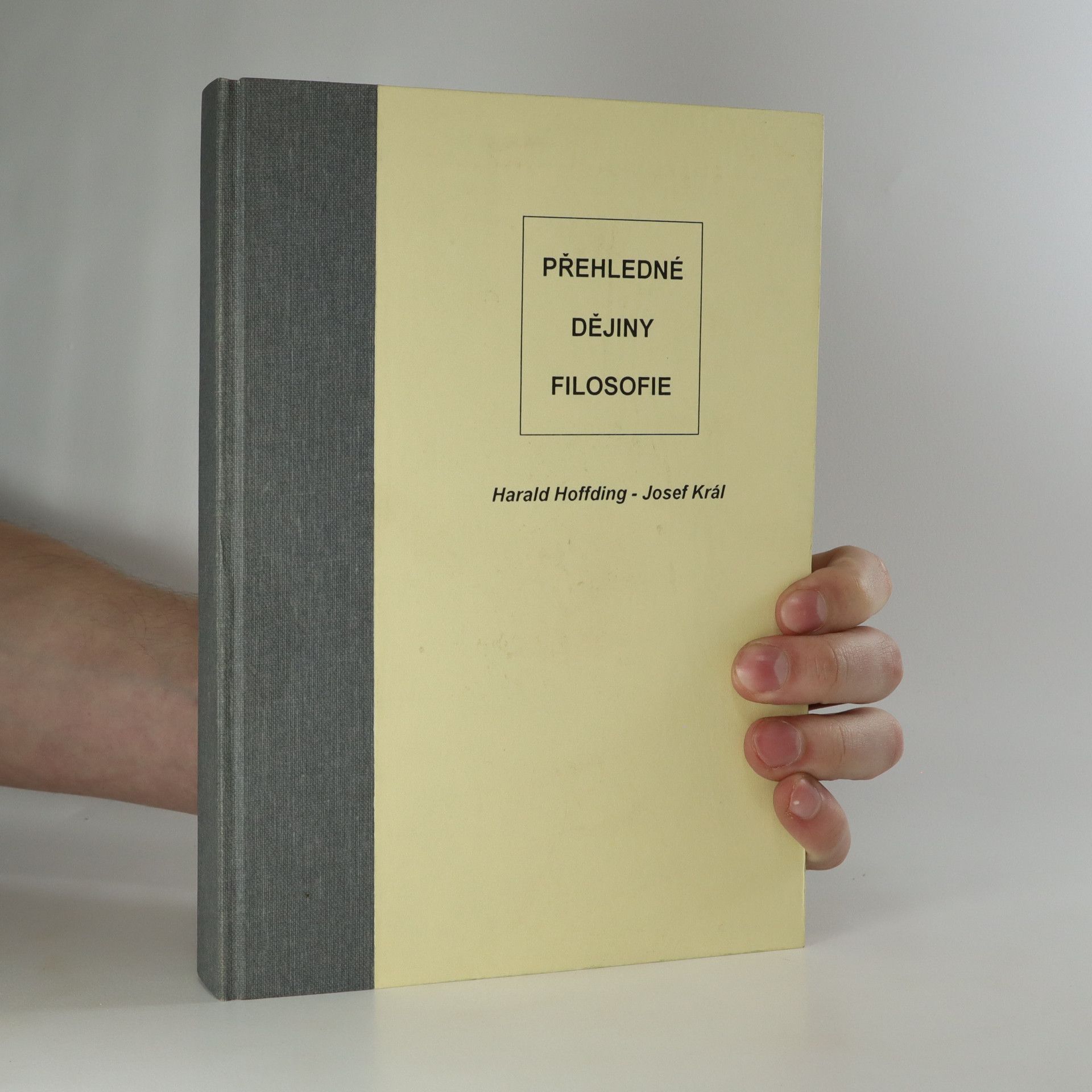 Harald Høffding Přehledné dějiny filosofie