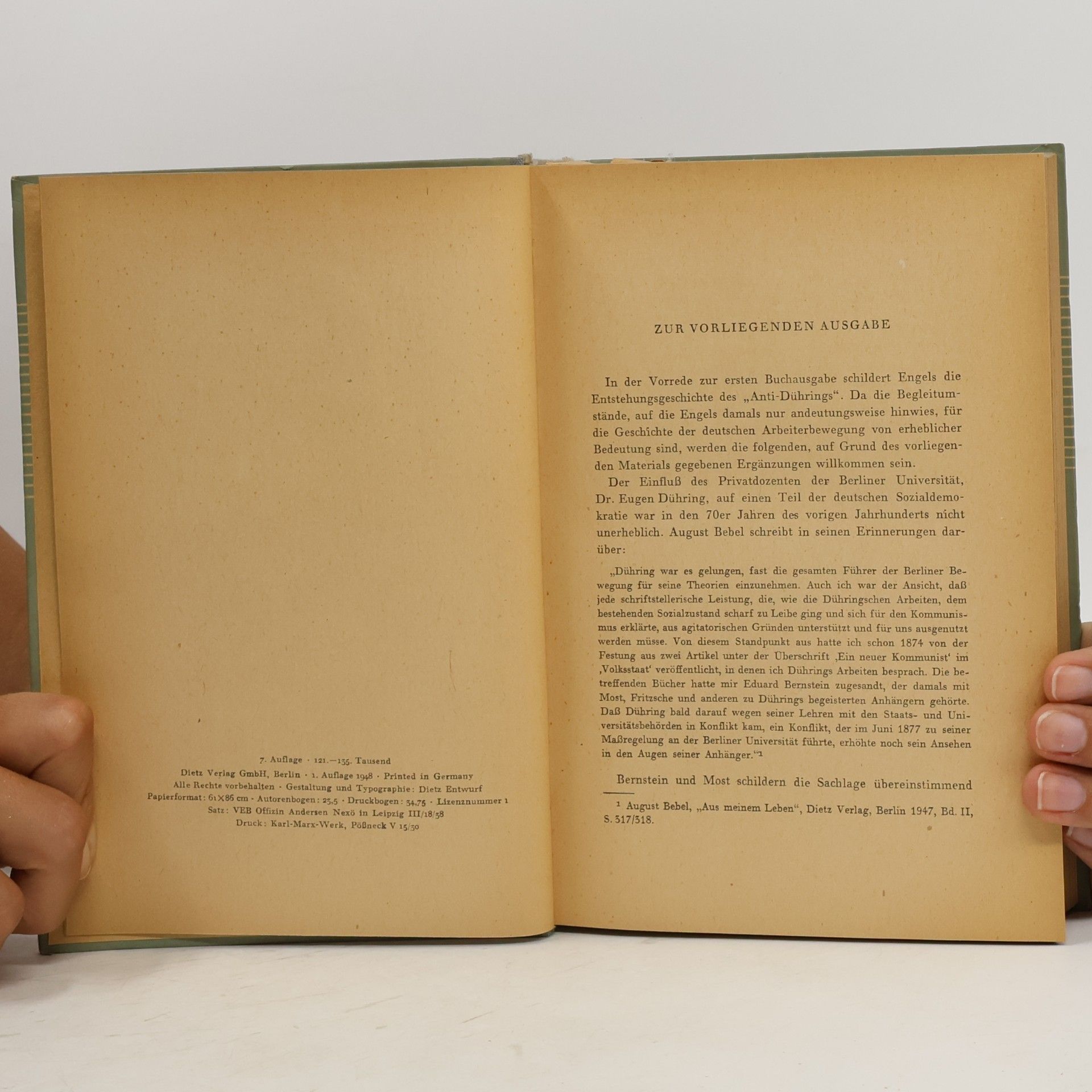 Friedrich Engels Herrn Eugen Dührings Umwälzung der Wissenschaft 3