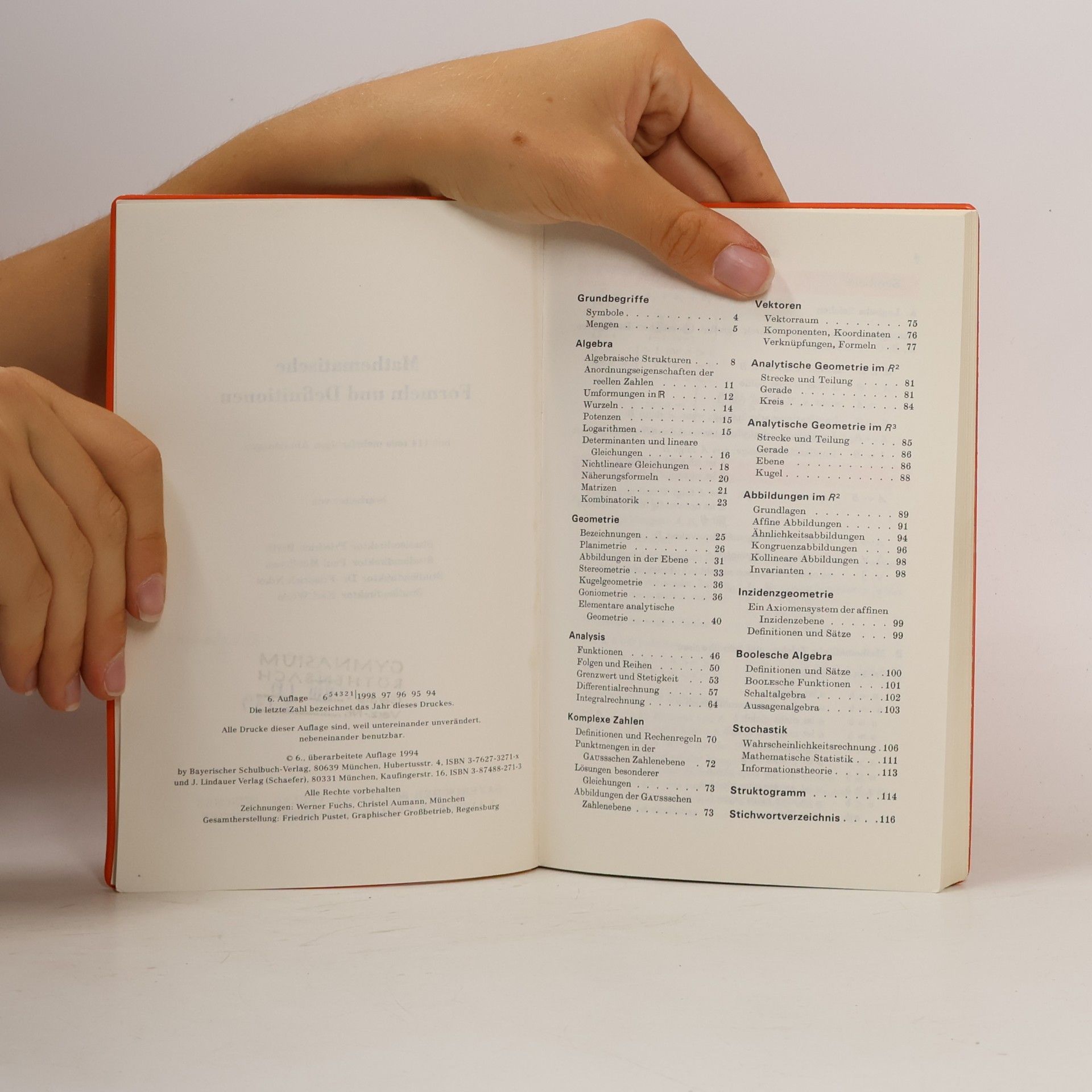 Autorenkollektiv Mathematische Formeln und Definitionen