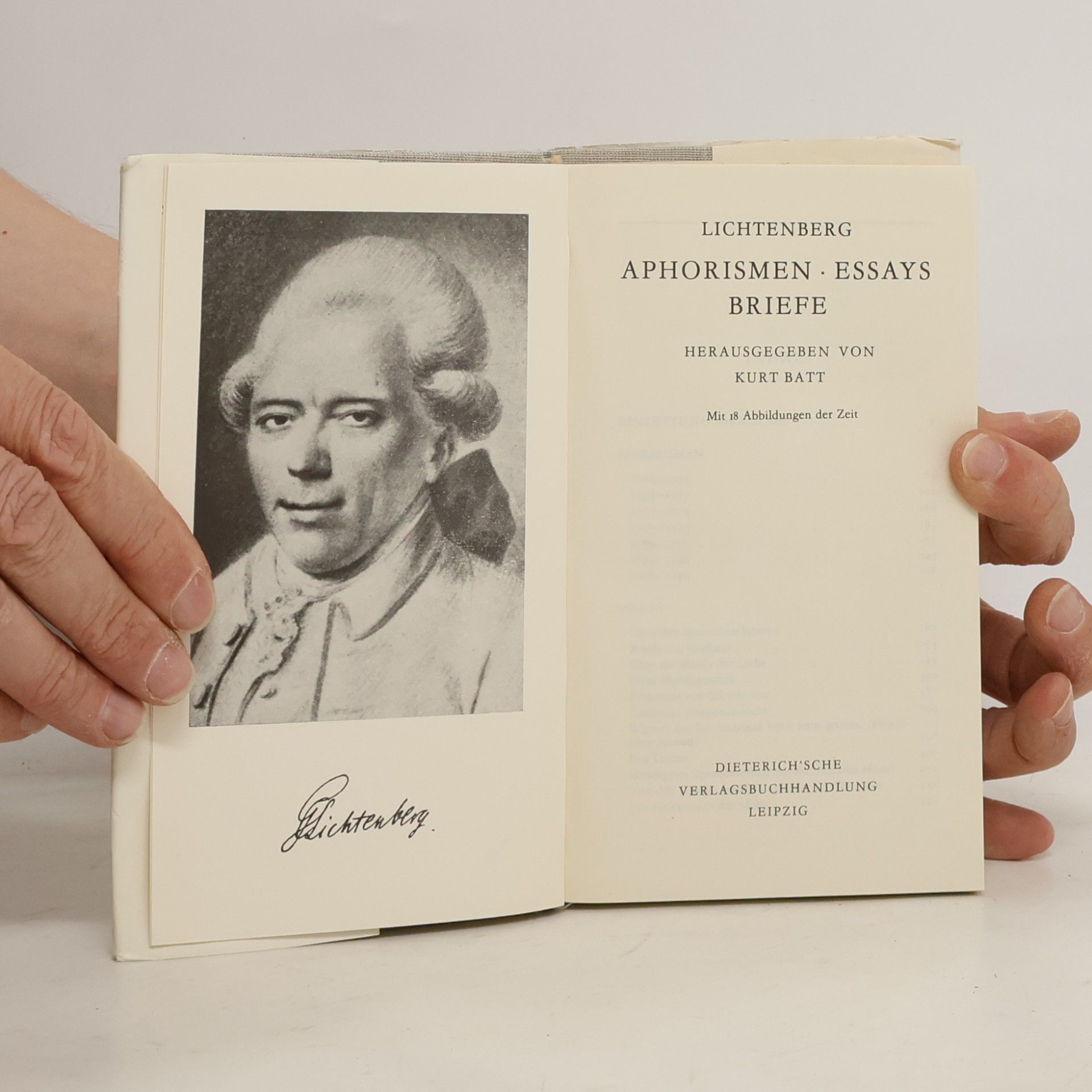 Kurt Batt Lichtenberg. Aphorismen. Essays Briefe