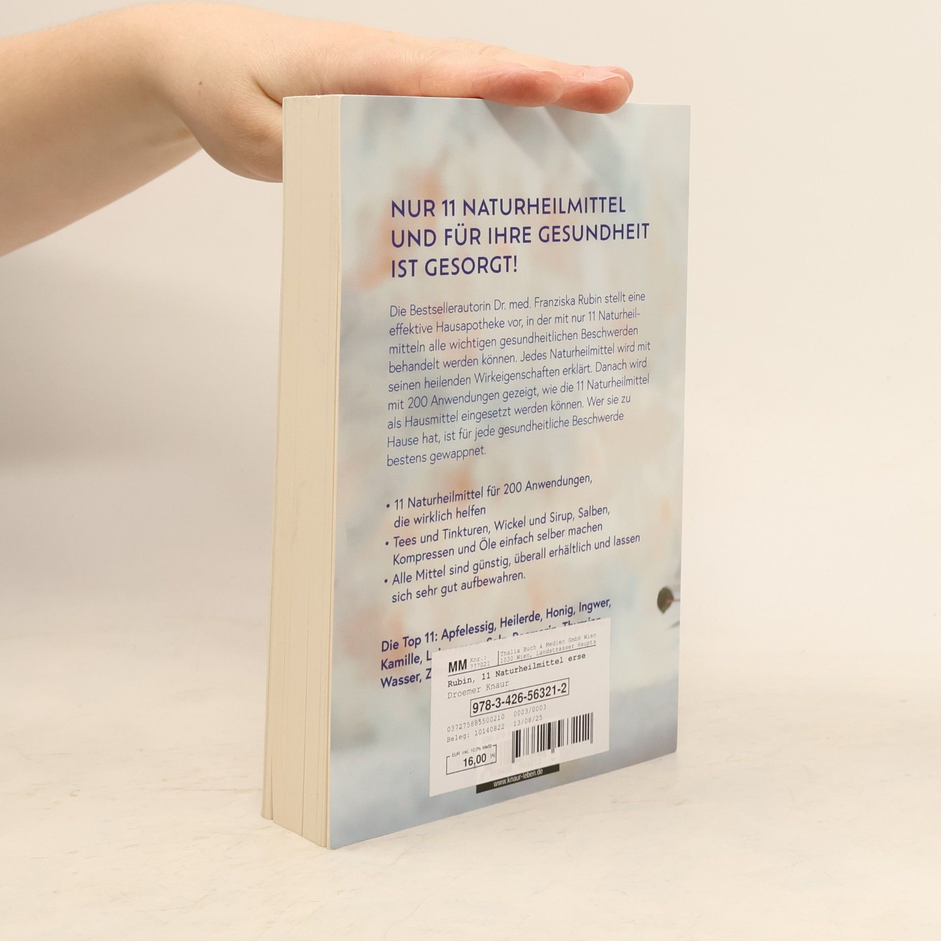 Franziska Rubin 11 Naturheilmittel ersetzen eine Apotheke